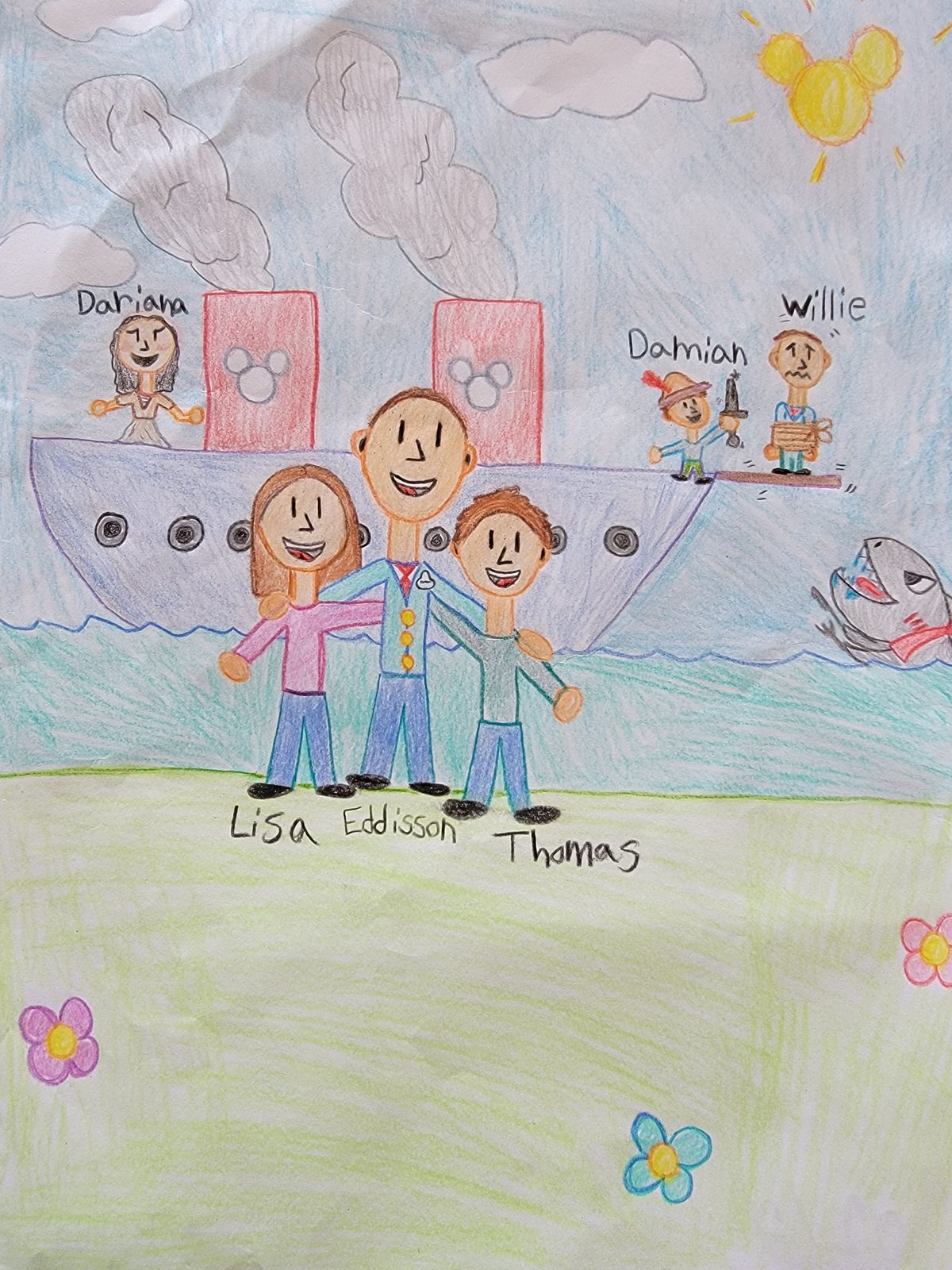 Lisa's drawing for Eddisson