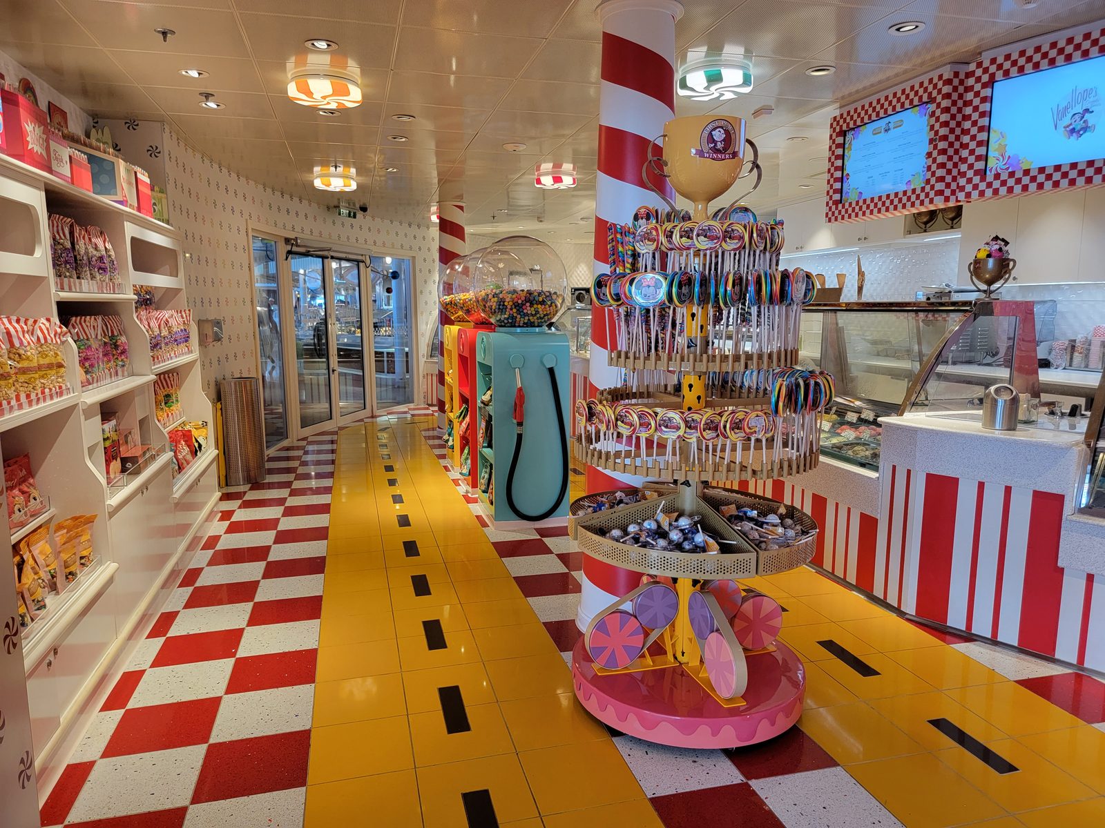 Vanellope's Sweets and Treats, built like Sugar Rush