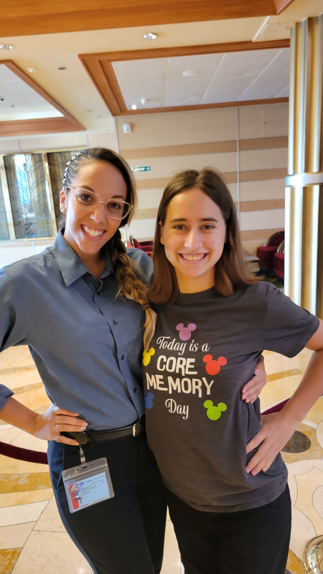 Jessica, one of our ASL interpreters, with Lisa