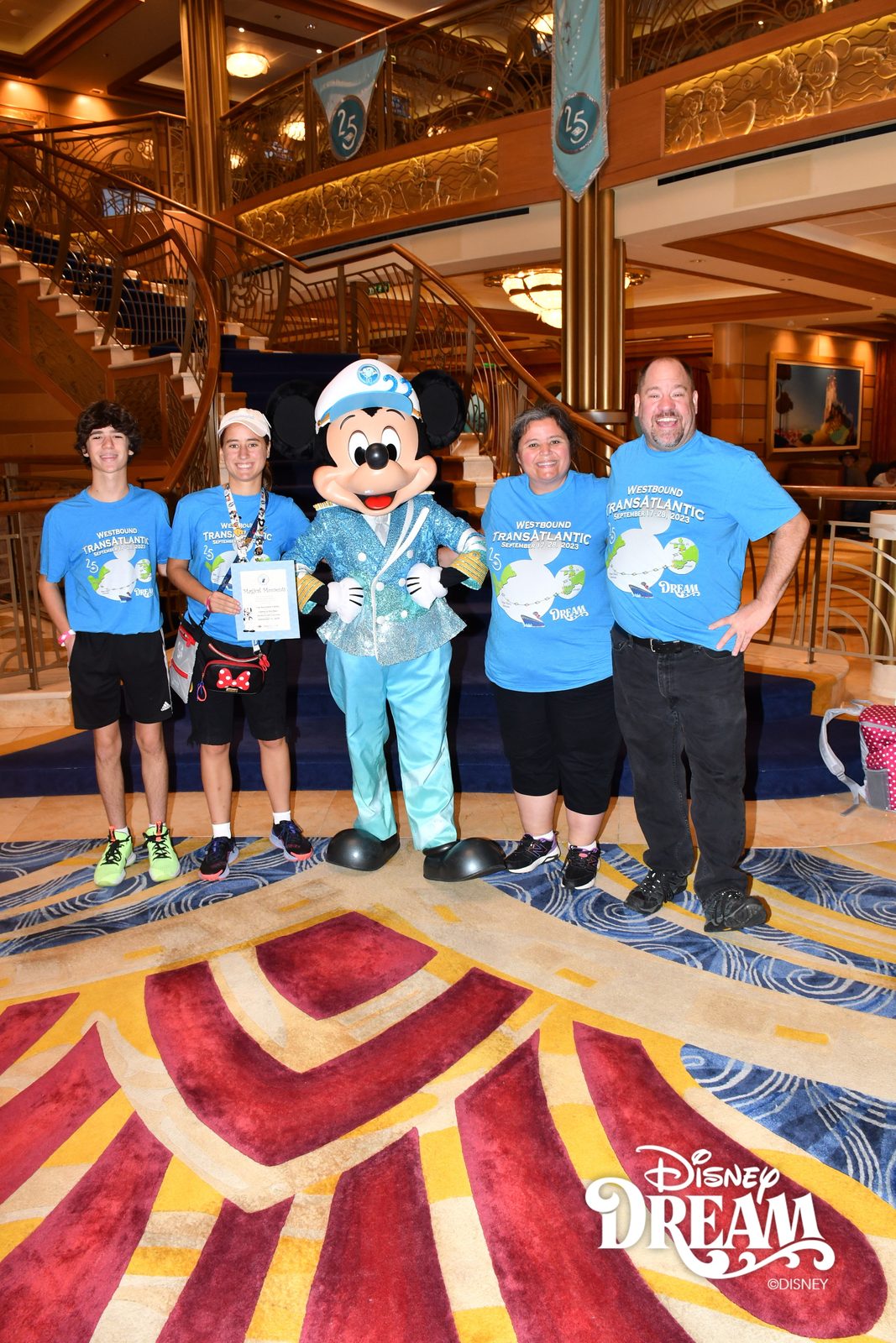 Meeting Mickey as Family of the Day