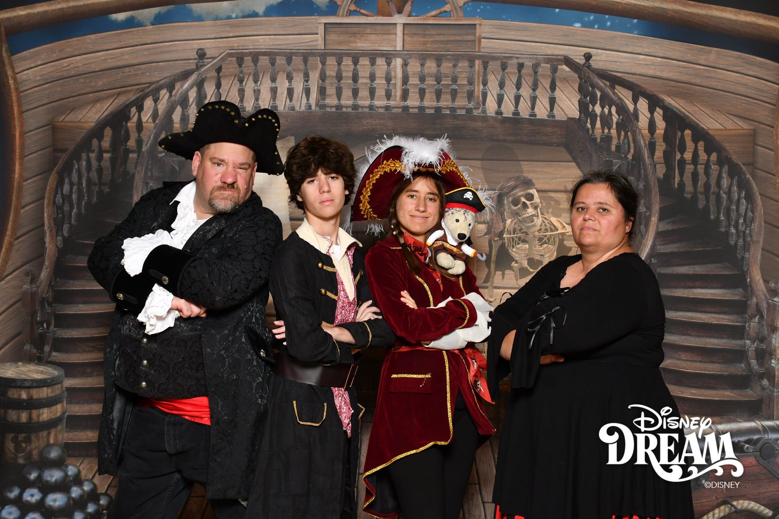 All of us in our Pirate Night portrait