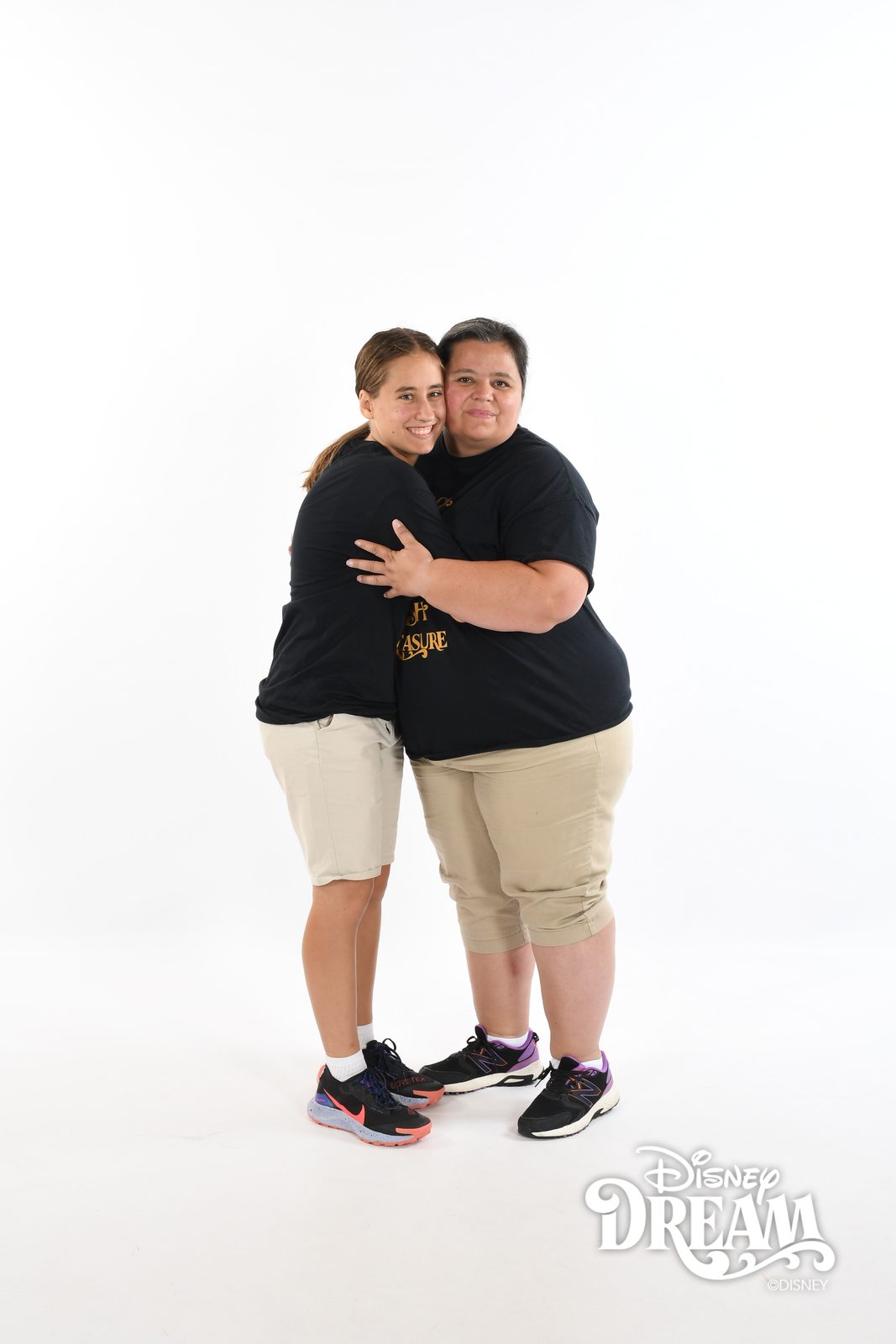 Kathy and Lisa, studio portrait after dinner
