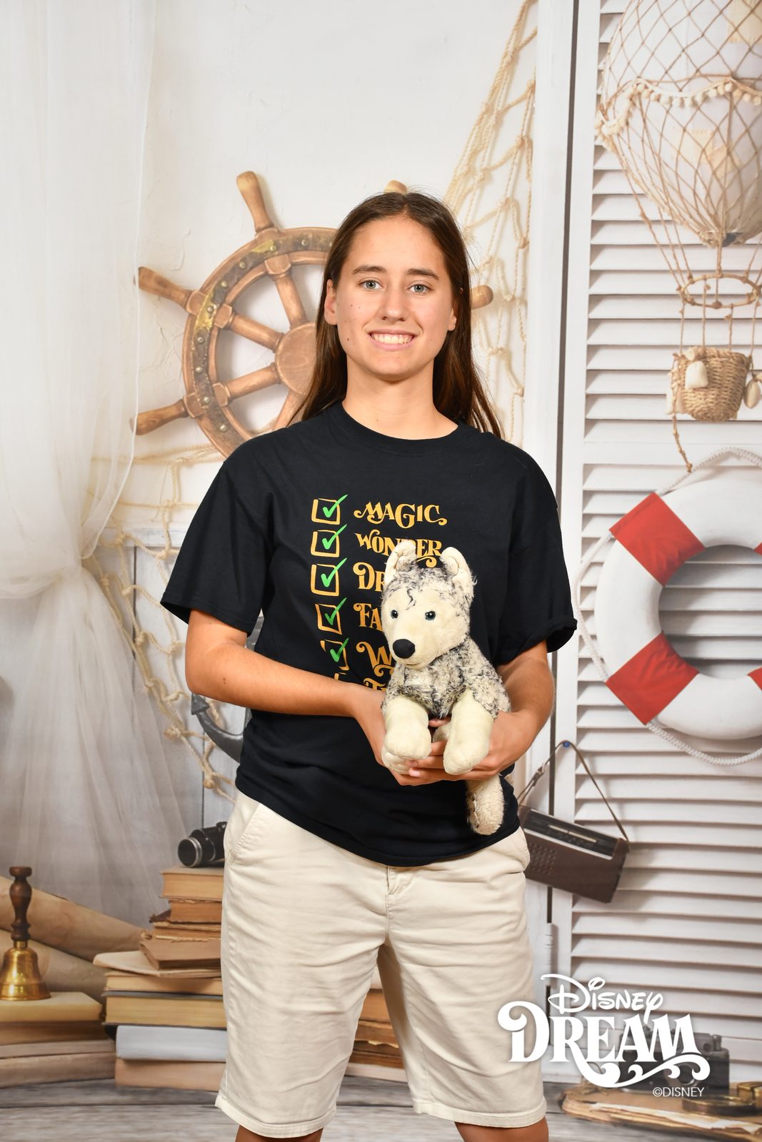 Lisa brought Bob along for the formal photo