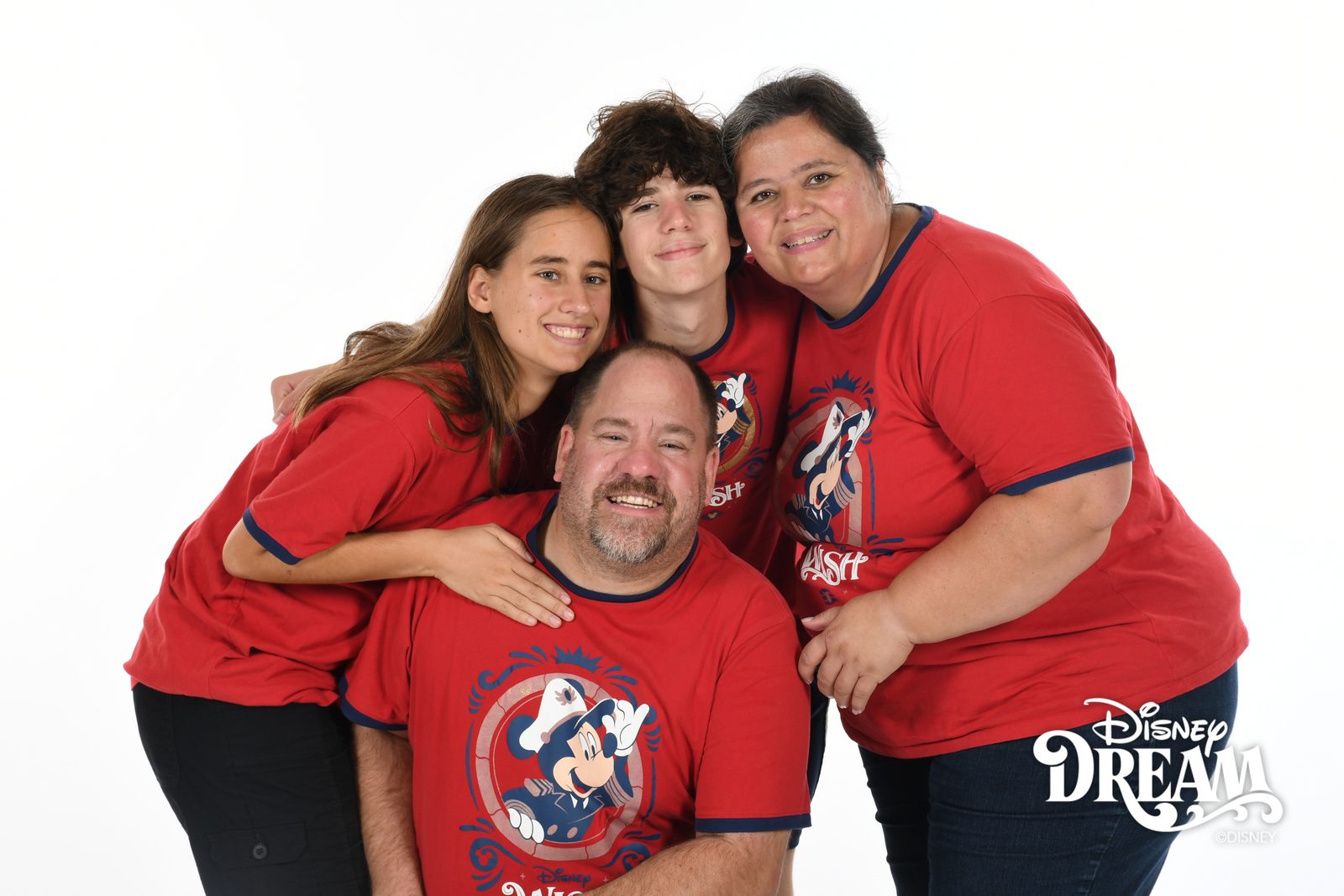 All four of us together for picture day