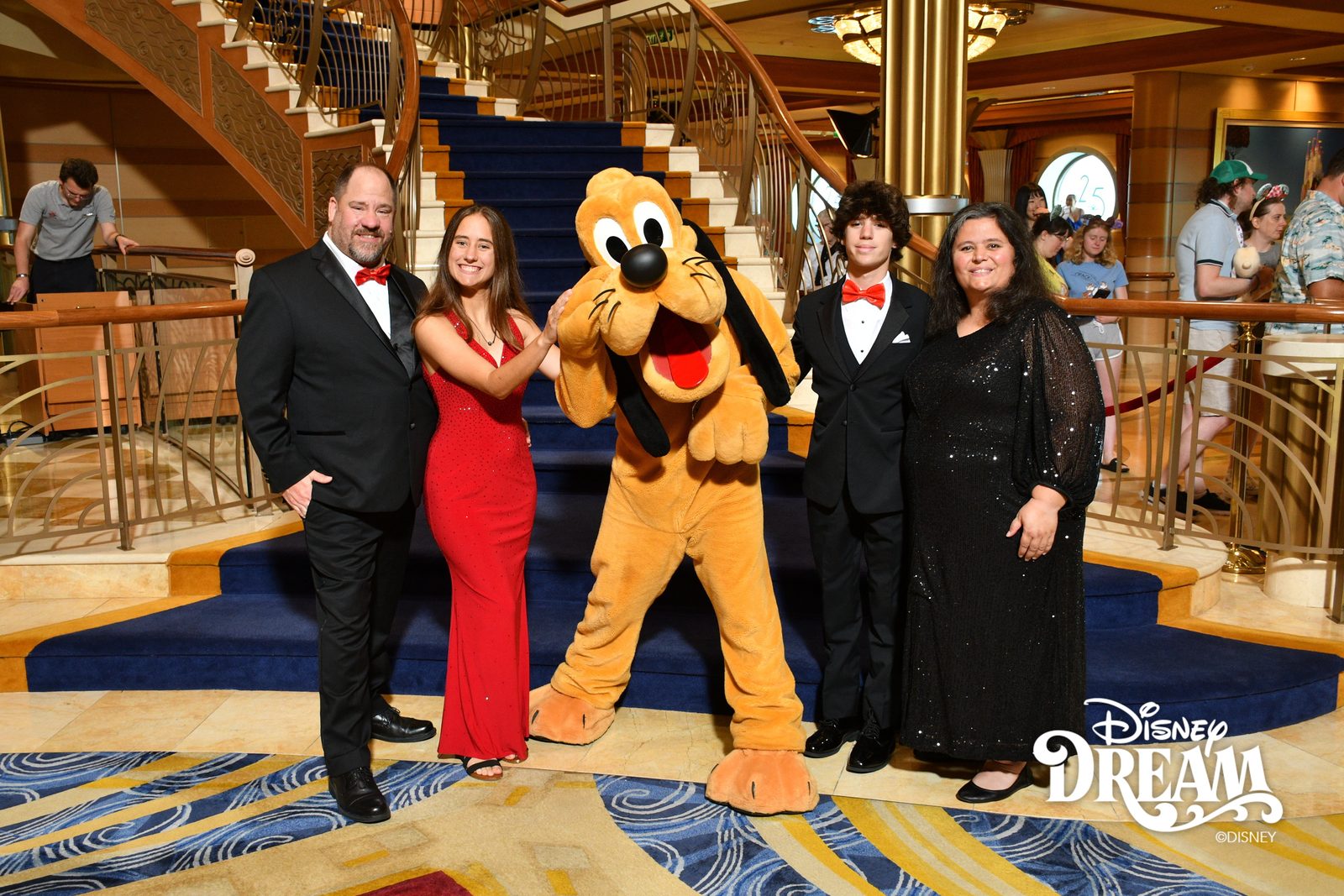 Pluto on the grand staircase