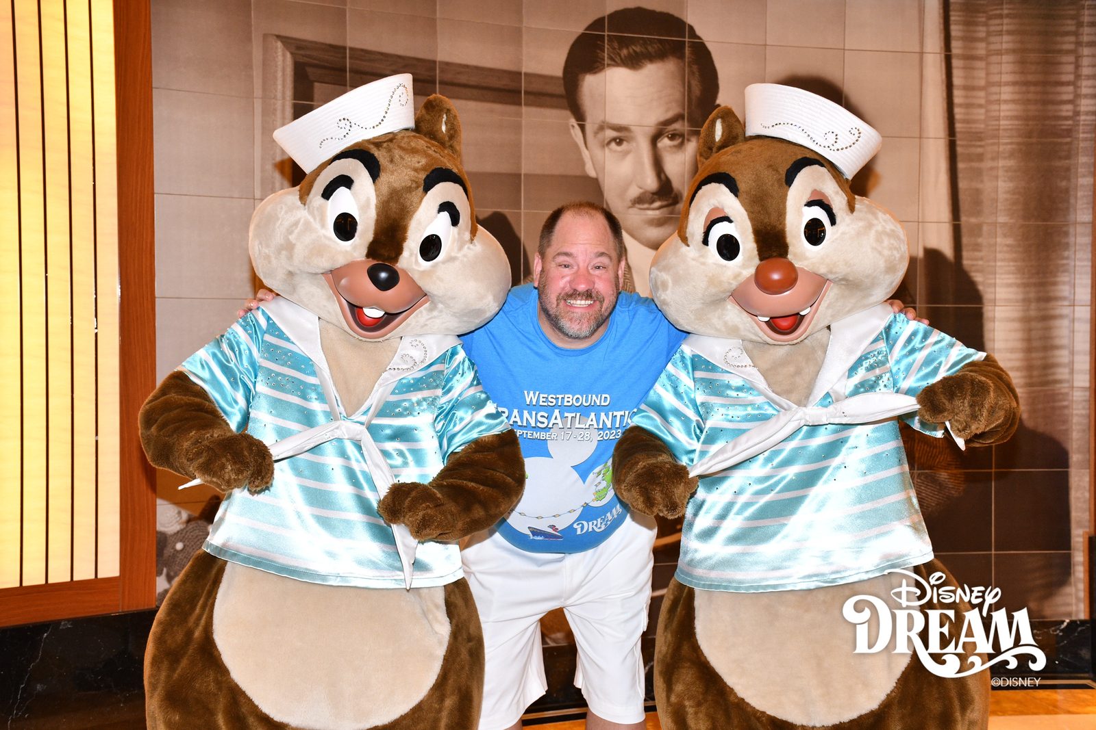 Chip and Dale greet me