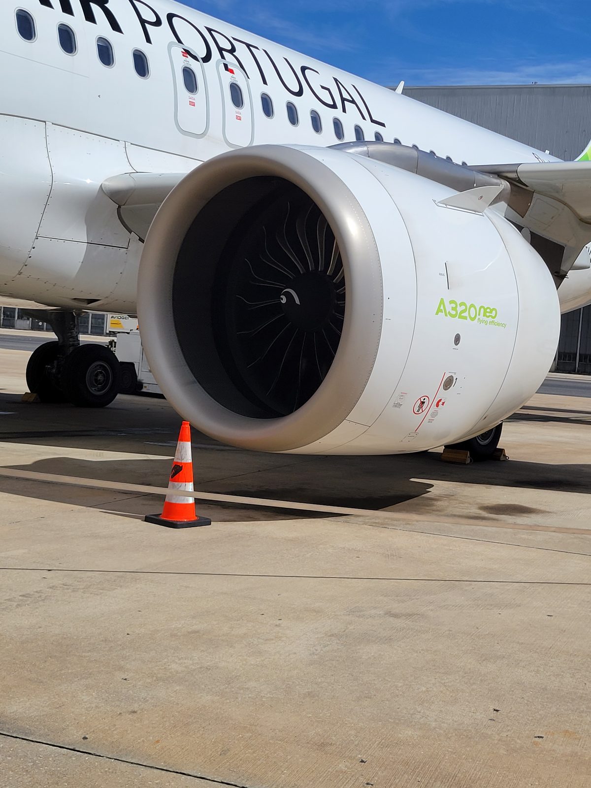 Our plane to Heathrow on the tarmac