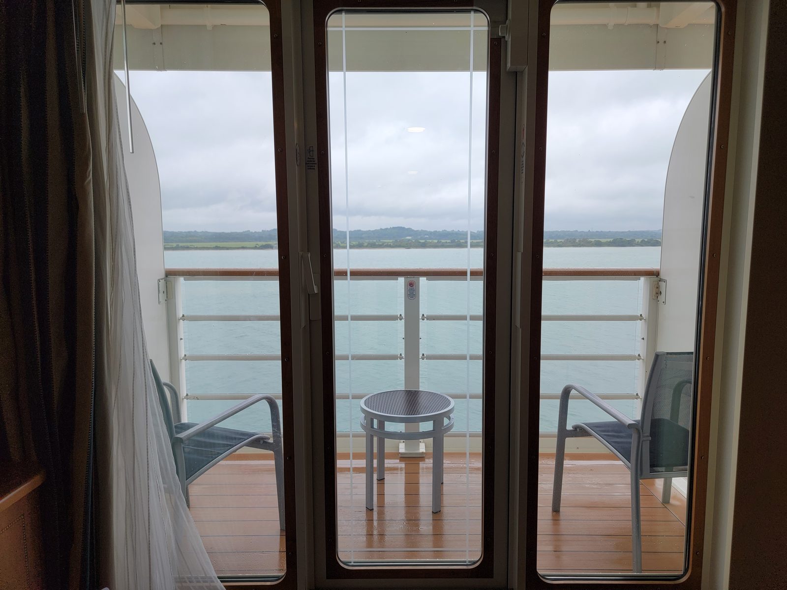 The view from our verandah in Southampton