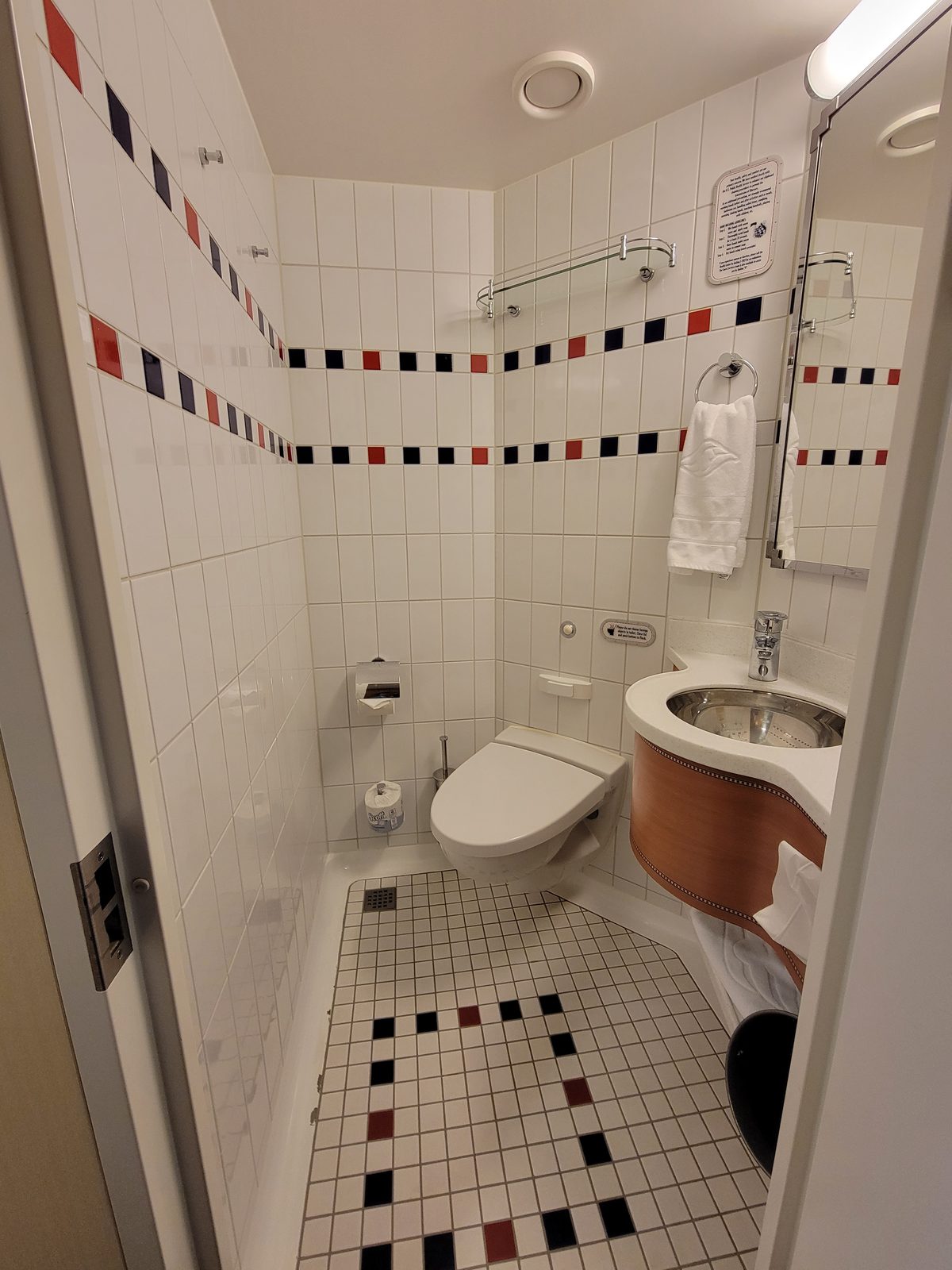 One half of our split bathroom on the Dream