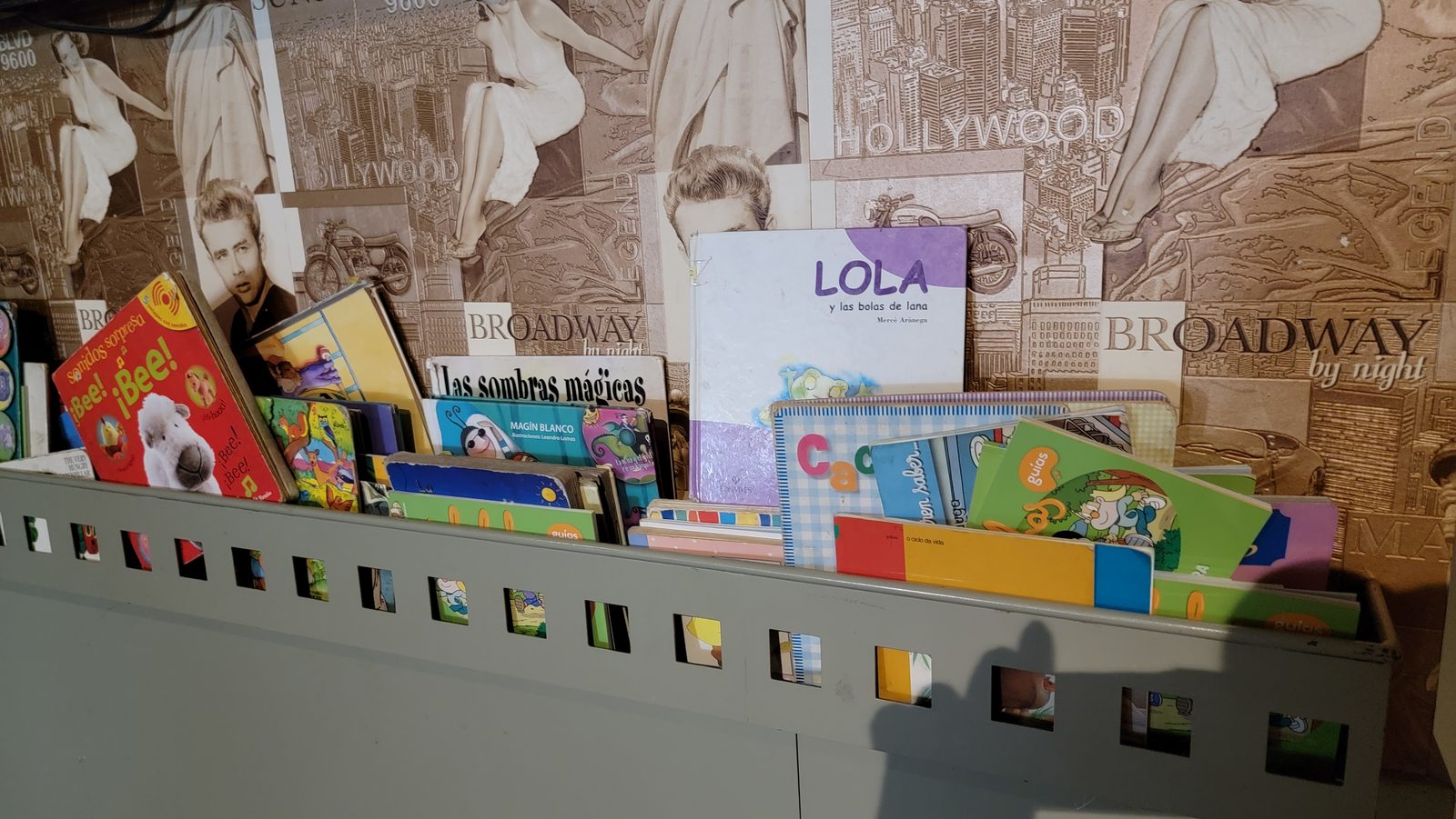 Children's books on display in Tui