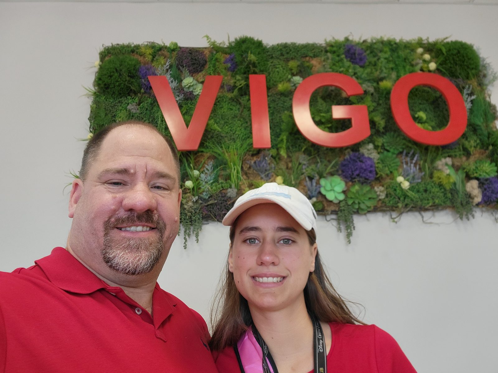 Lisa and me at the Vigo sign