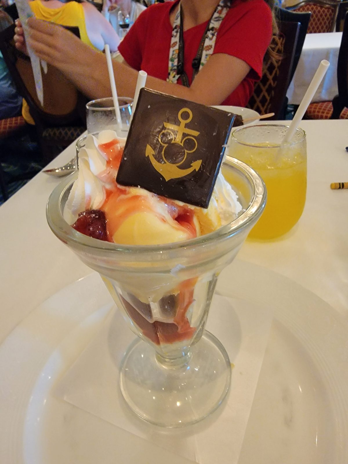 Sundae for dessert at Royal Palace