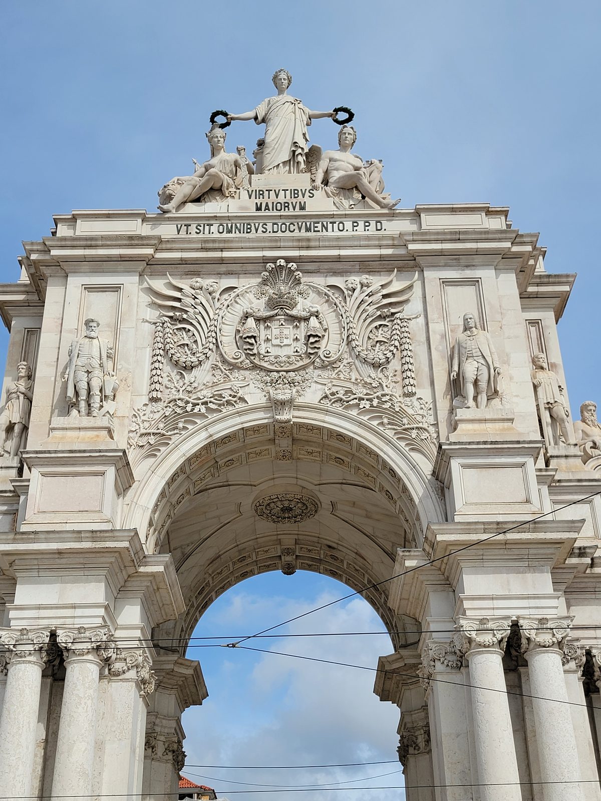 The arch at Praça do Comércio in Lisbon