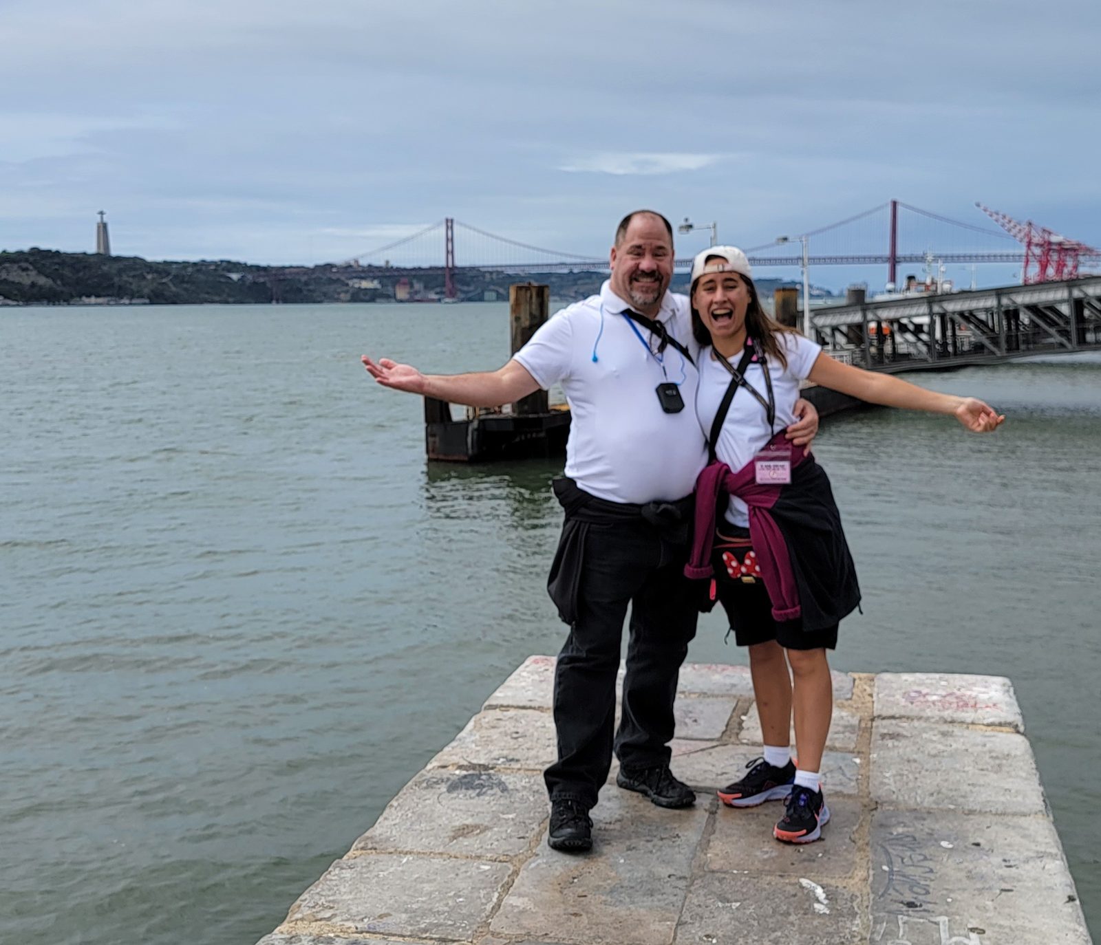 Michael and Lisa at the river's edge