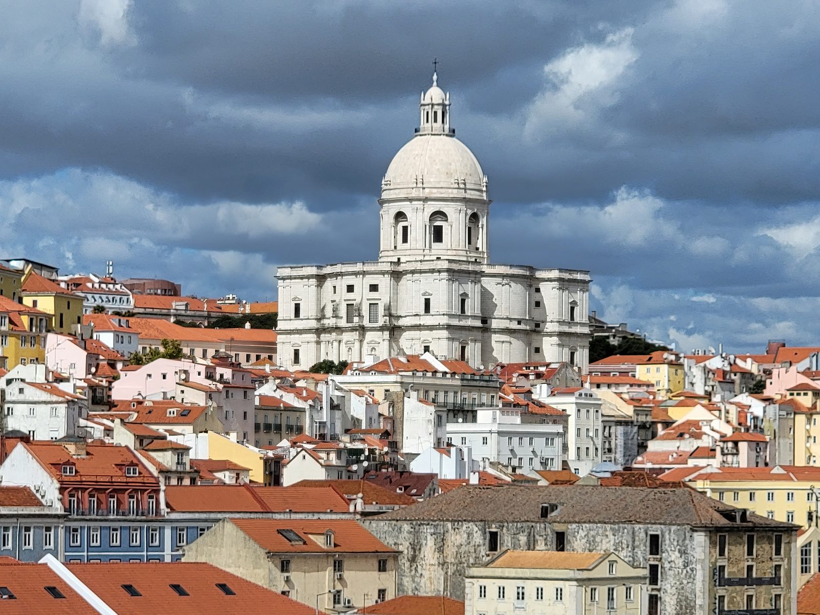 Lisbon as the storm clouds rolled in