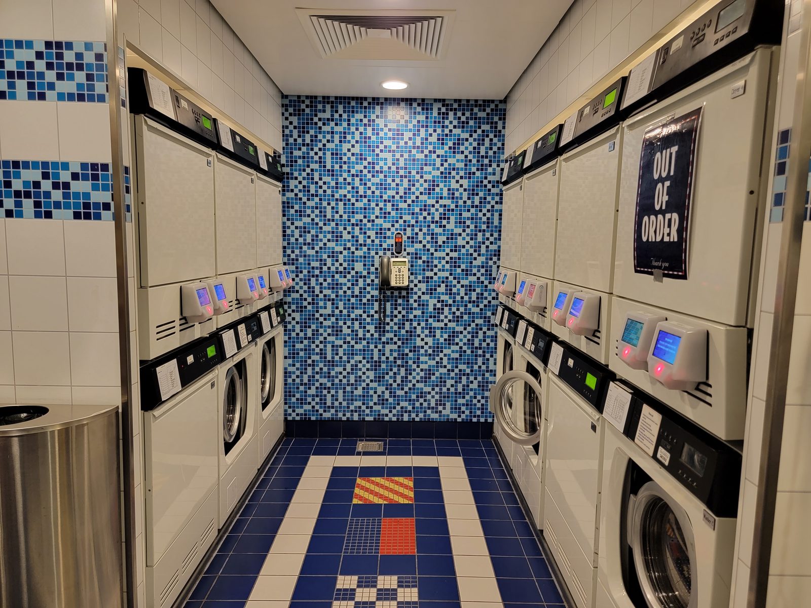 Laundry day on the Dream, all 7 loads