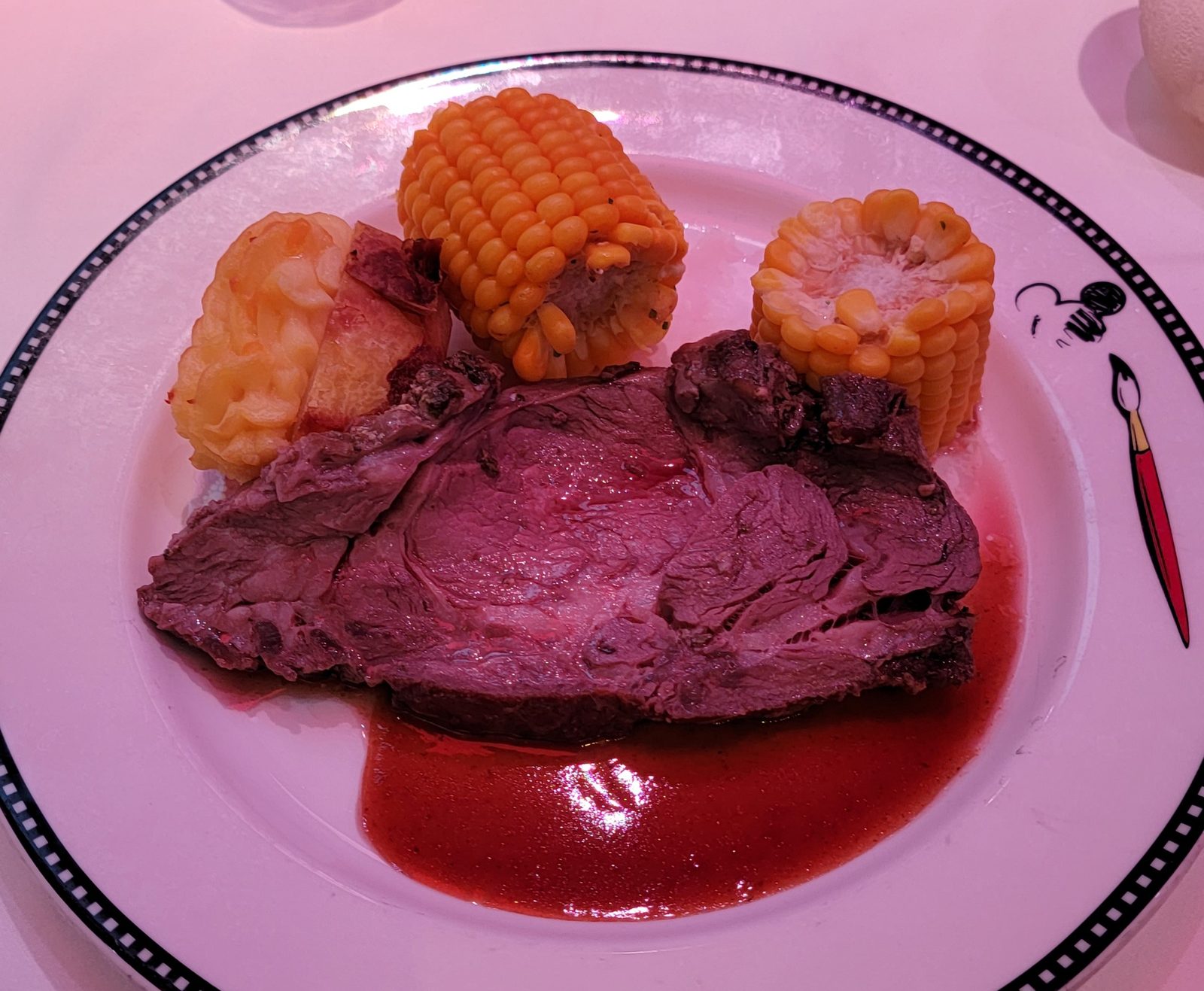 Prime rib at Animator's Palate