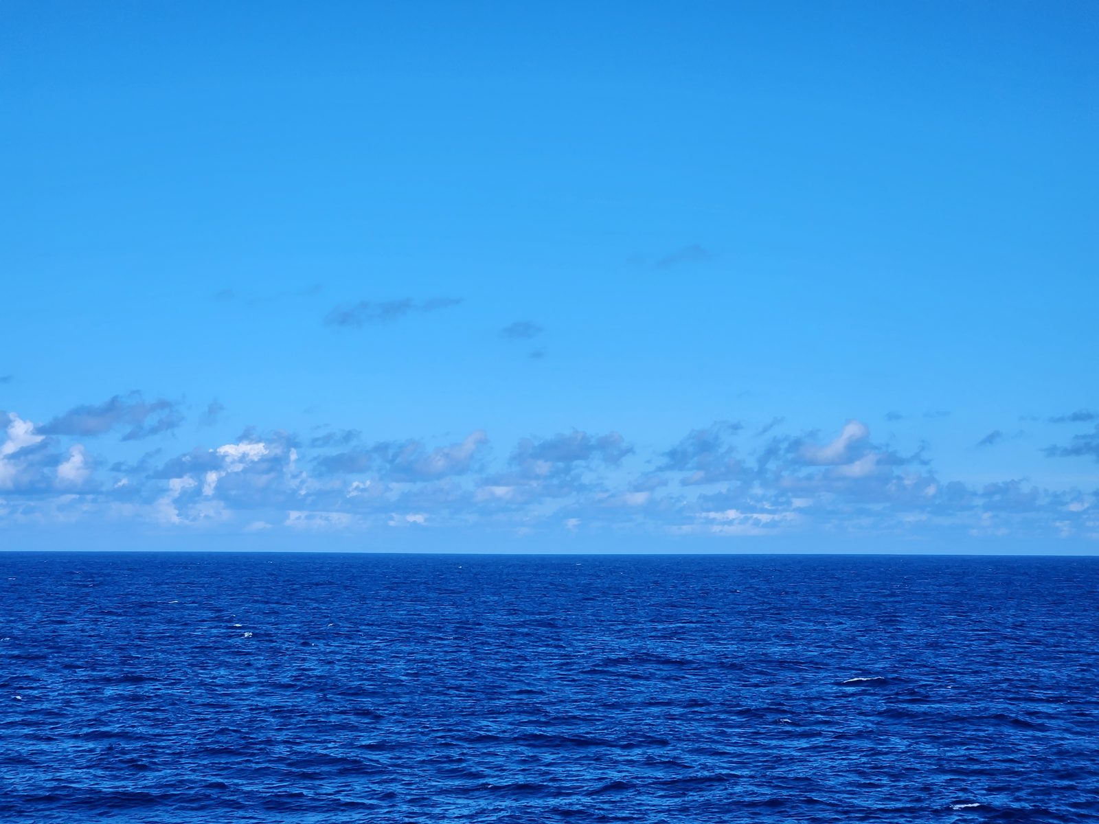 Sky and sea before the evening