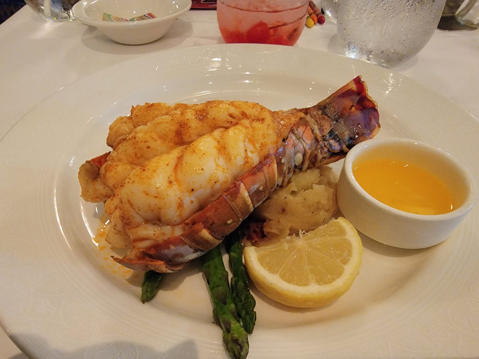 Lobster tail for dinner