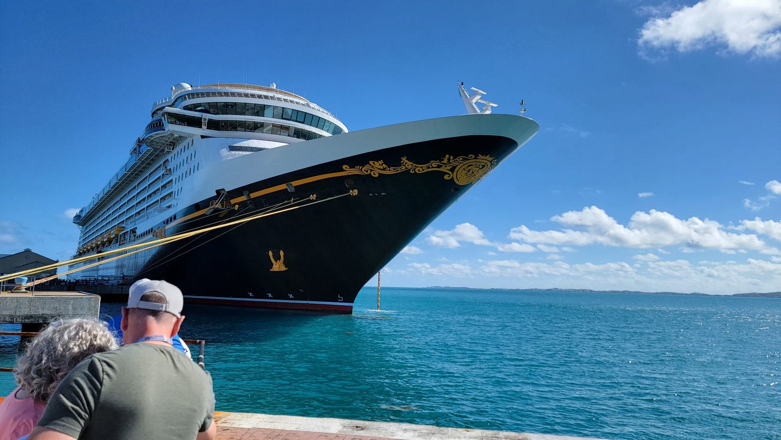 The Disney Dream docked at King's Wharf in Bermuda