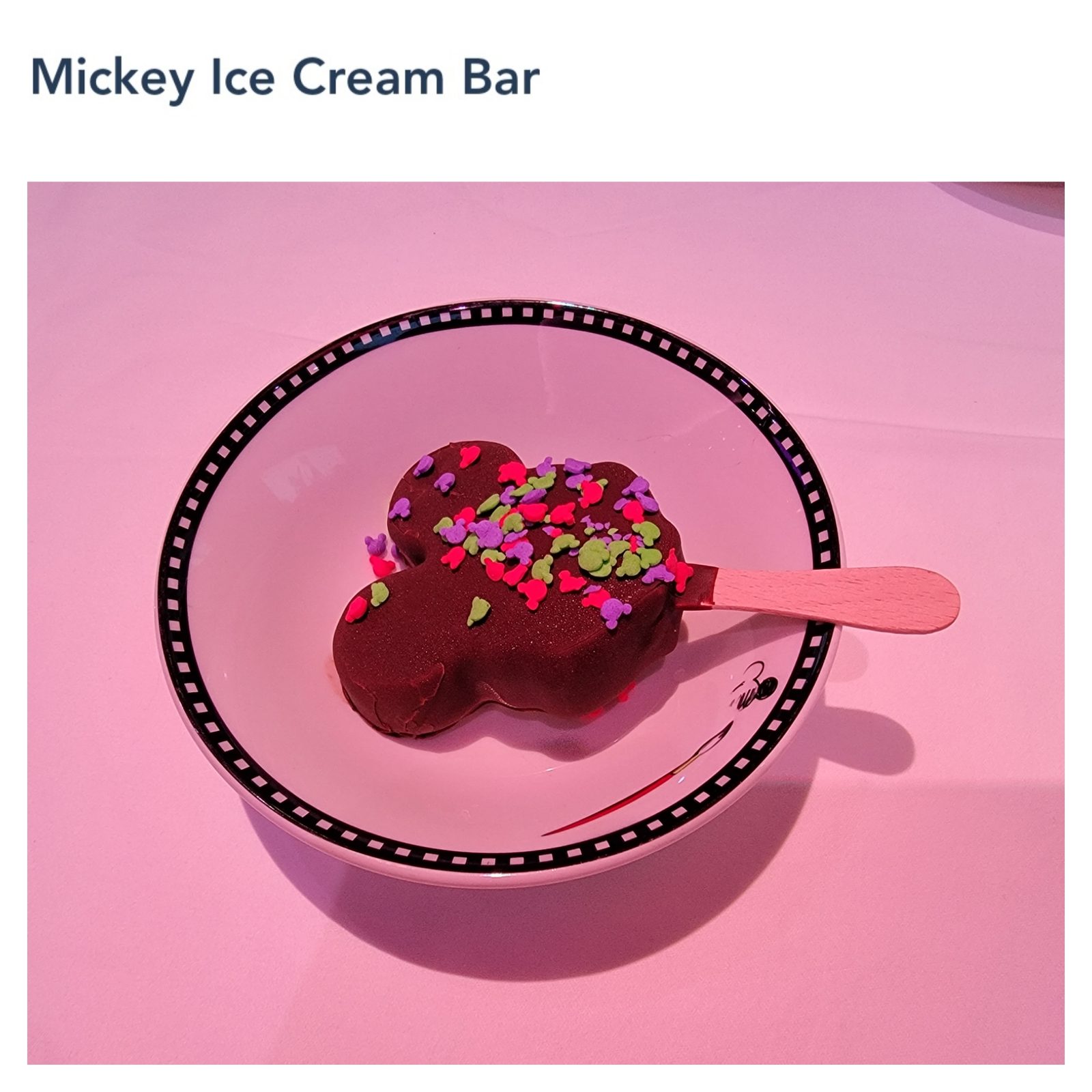 The Mickey ice cream bar Lisa has every night