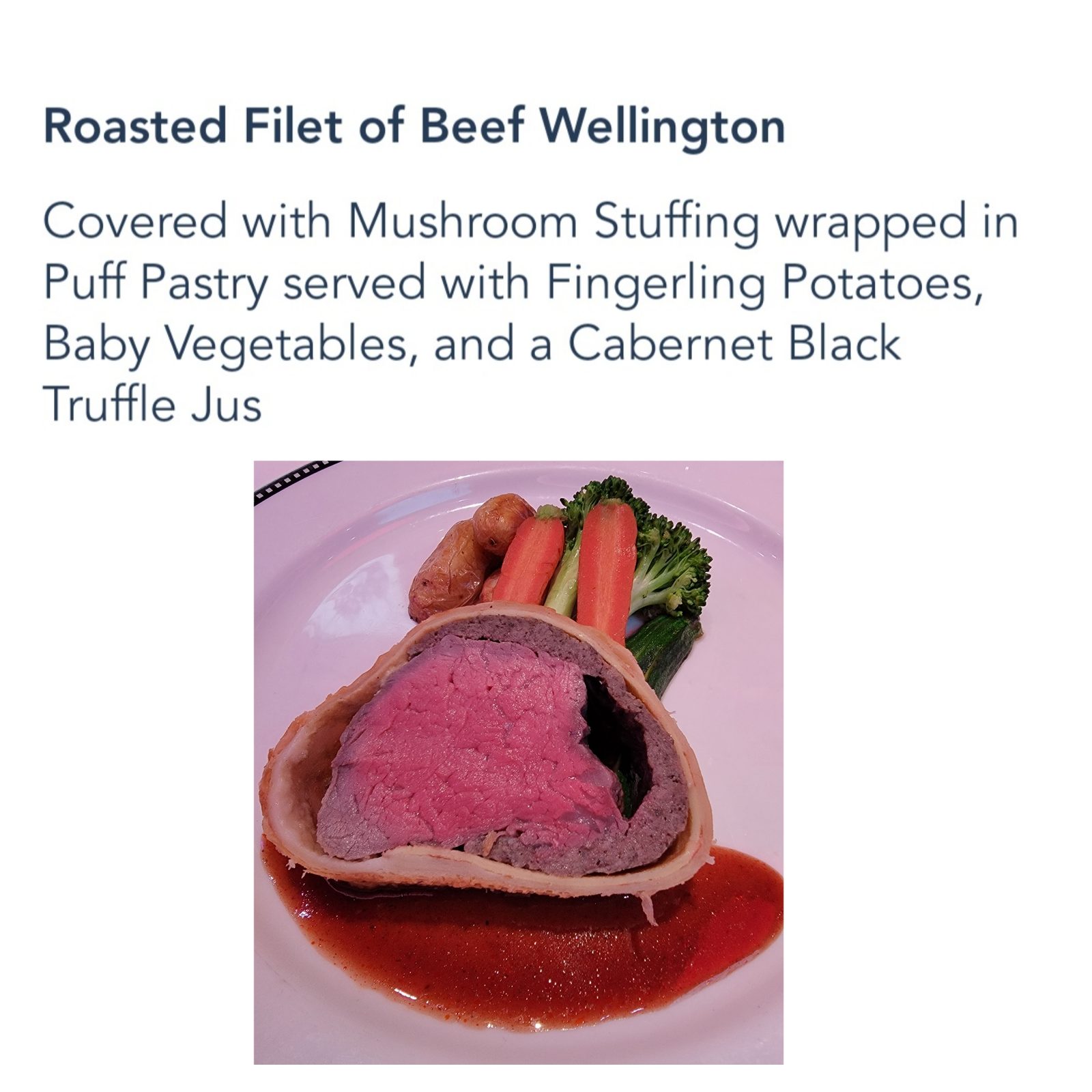 Beef Wellington at Animator's Palate