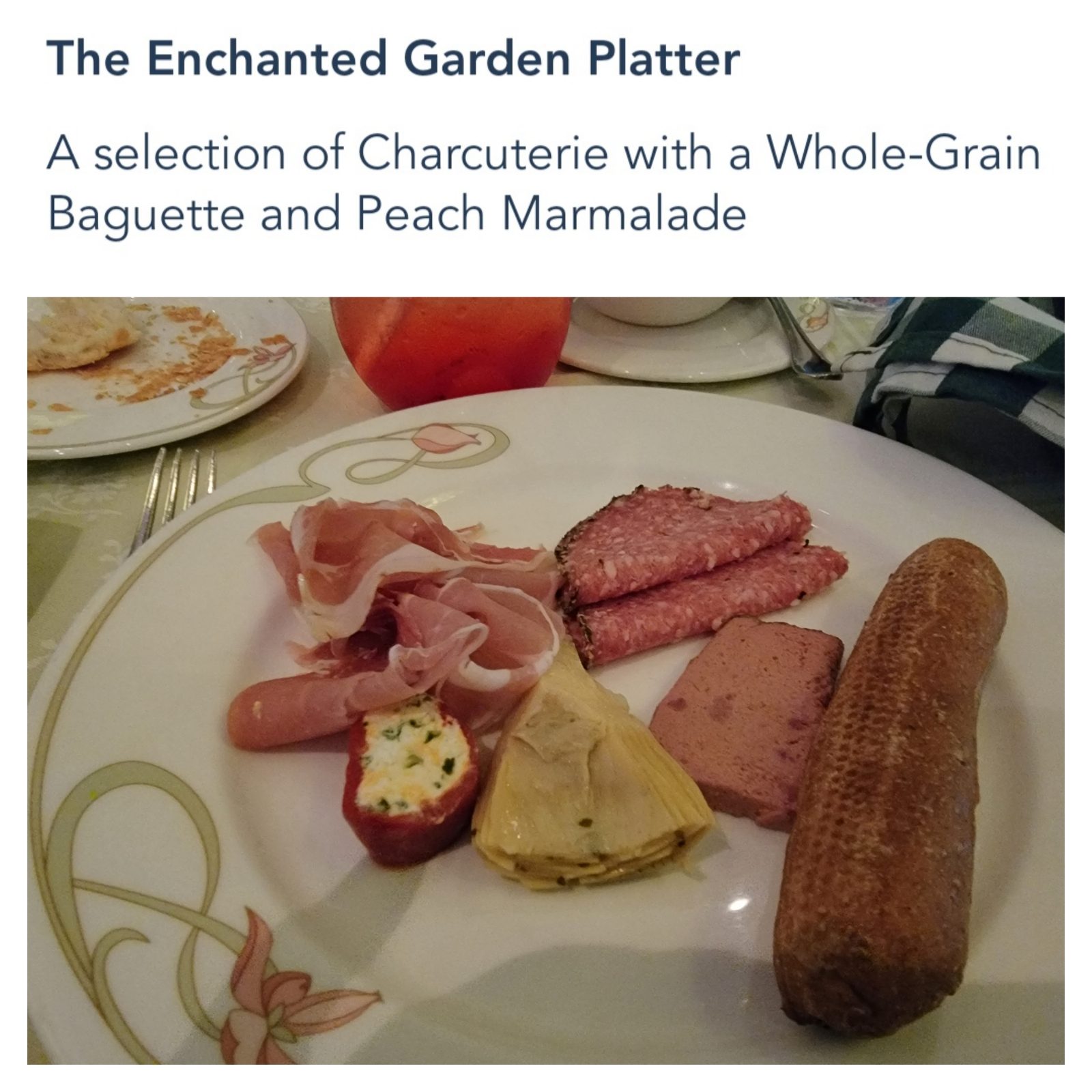 The Enchanted Garden charcuterie platter