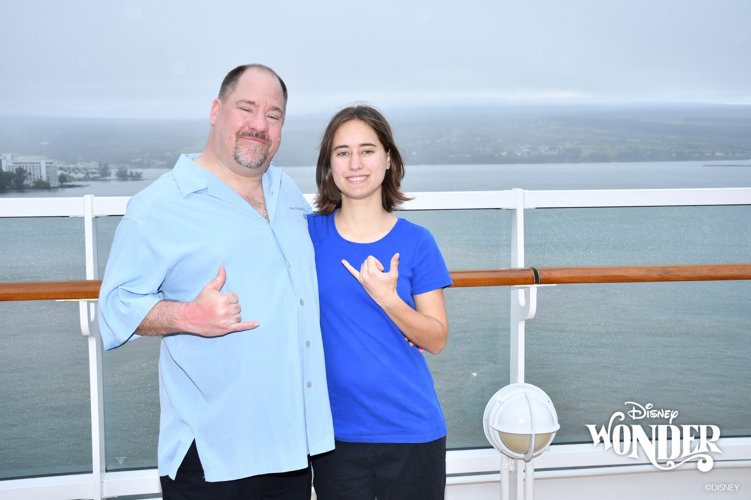 Lisa and Michael on deck at Hilo