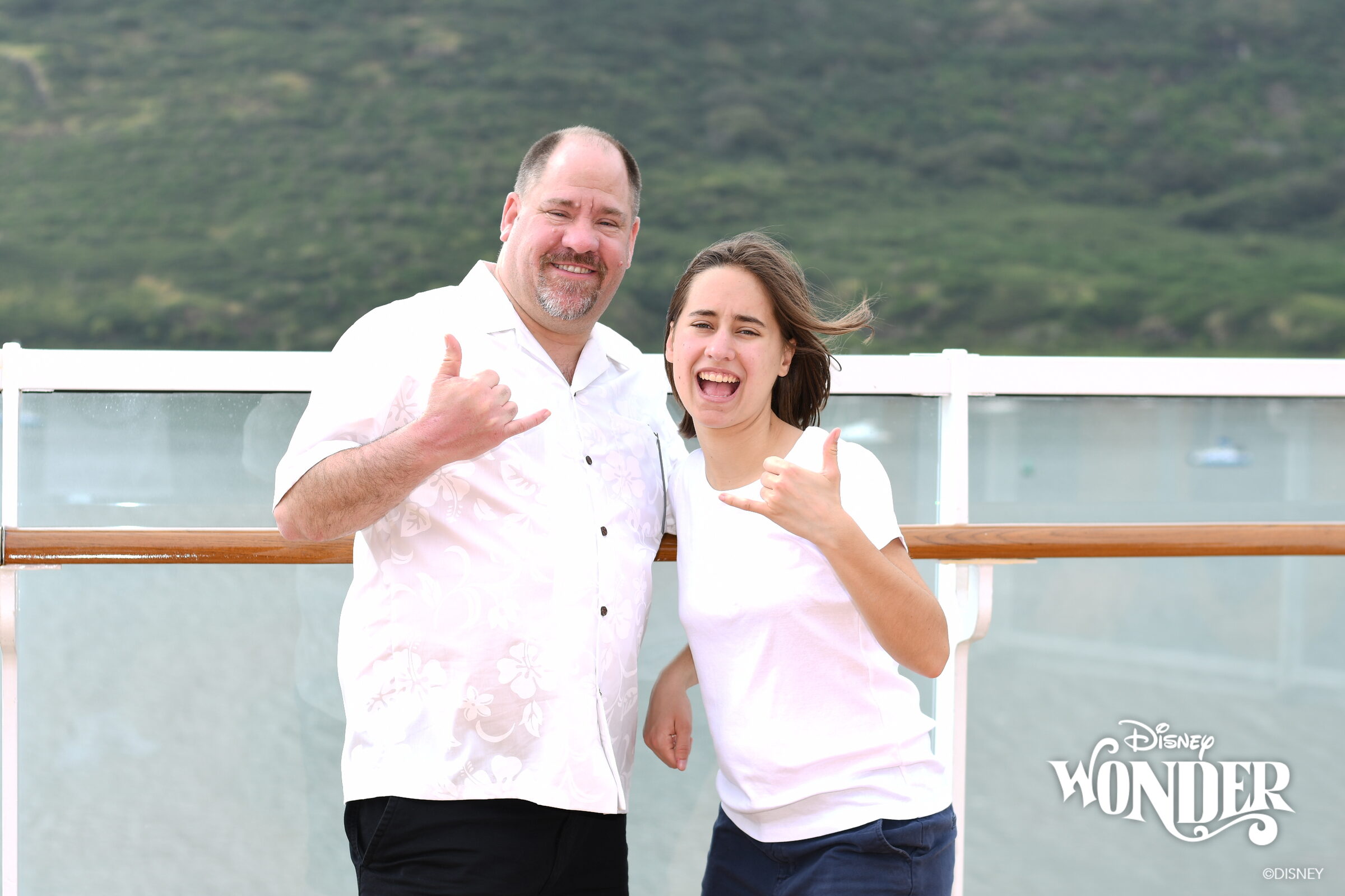 Lisa and Michael on deck at Kauai