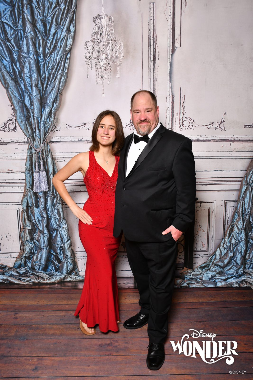Lisa and Michael dressed up for Formal Night