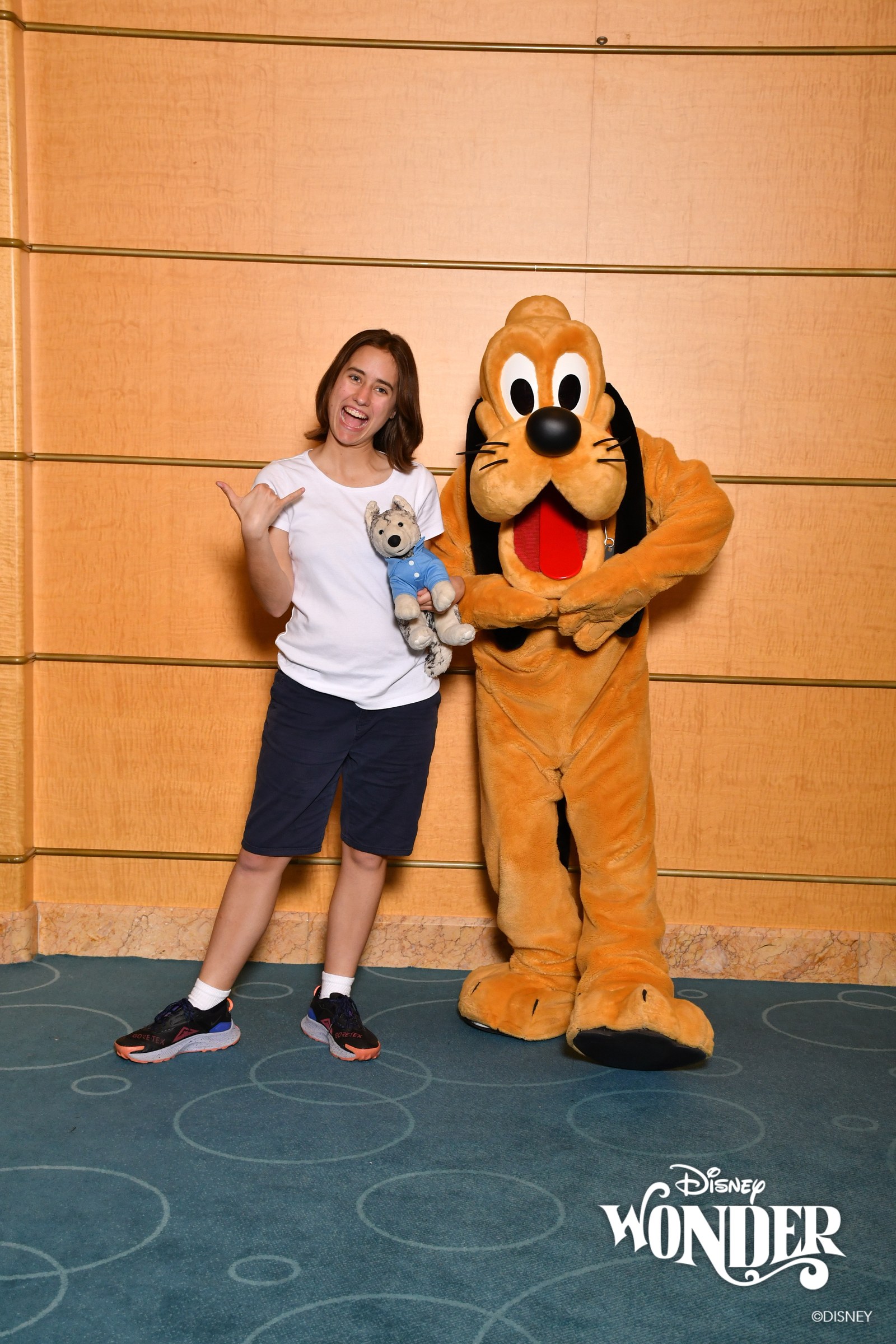 Lisa and Bob with Pluto