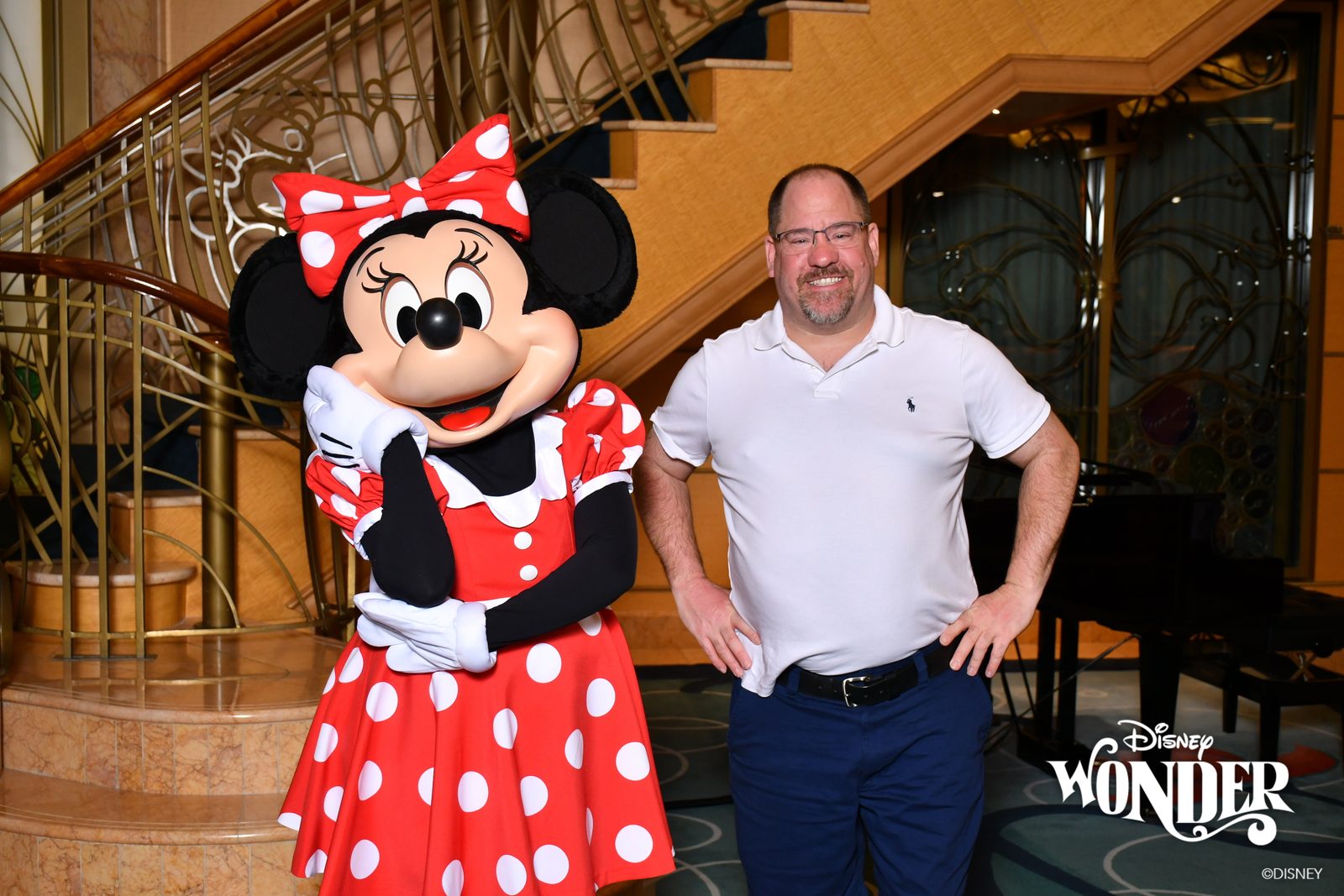 Minnie & Michael in the Lobby Atrium