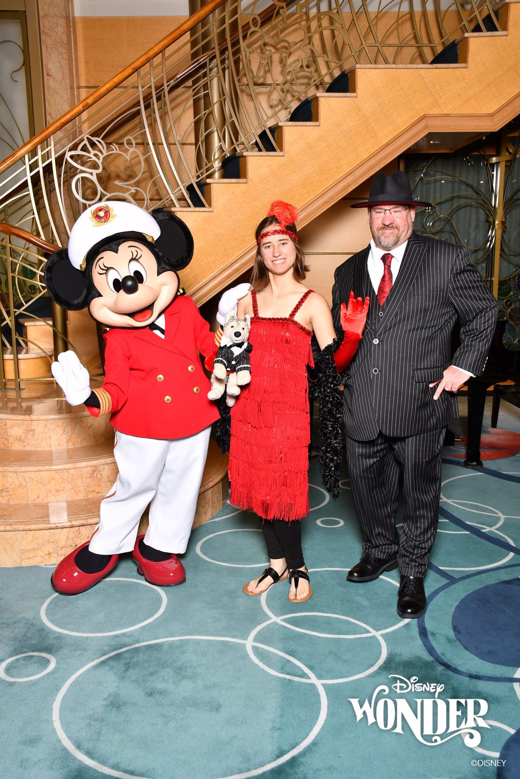 Captain Minnie stops to pose with us