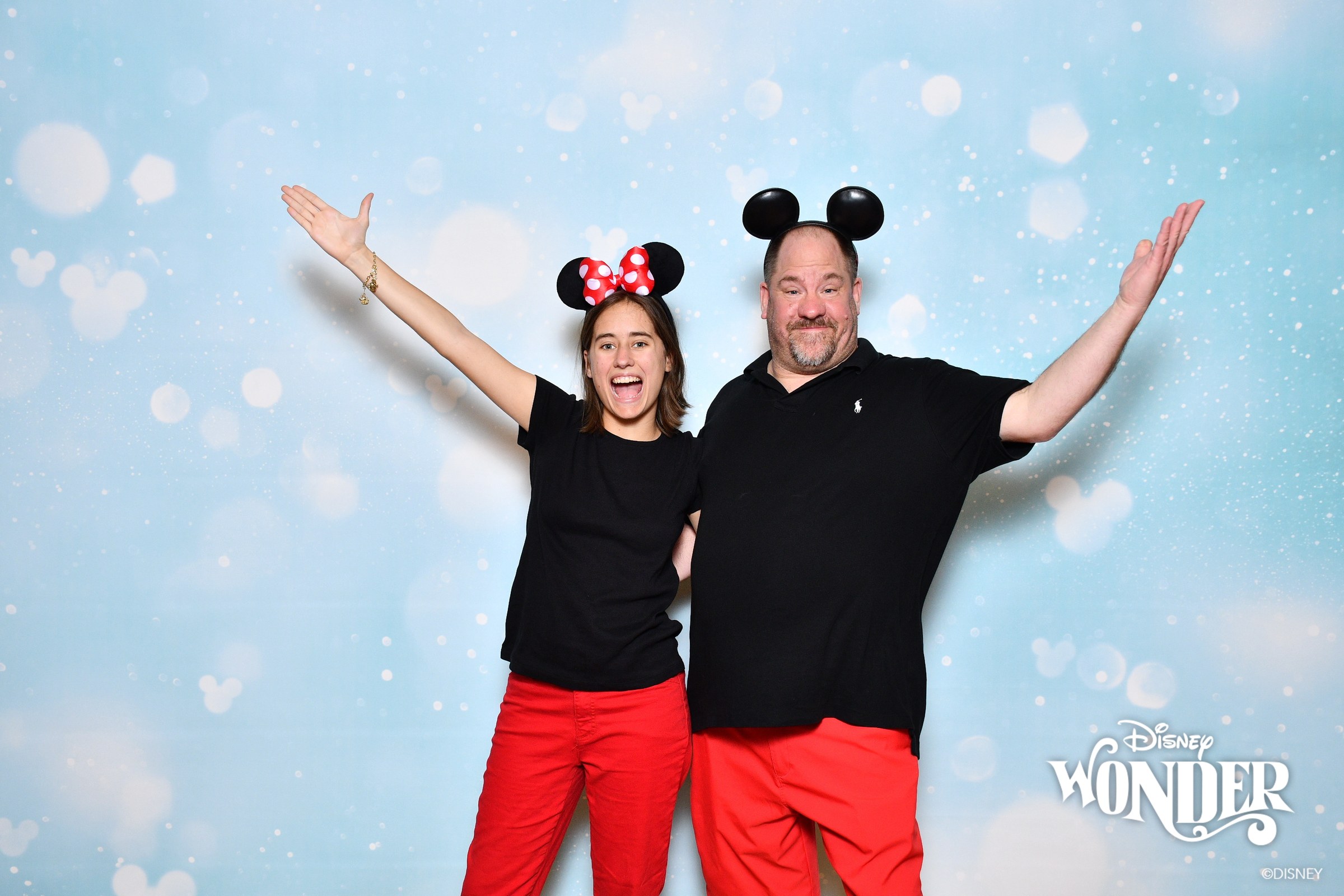 Lisa and Michael in our Mickey ears