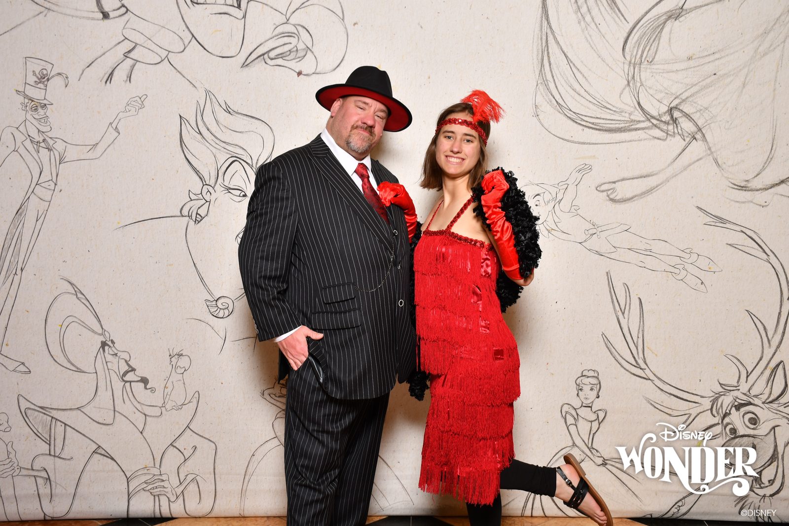 Our 1920s portraits, Lisa in flapper red