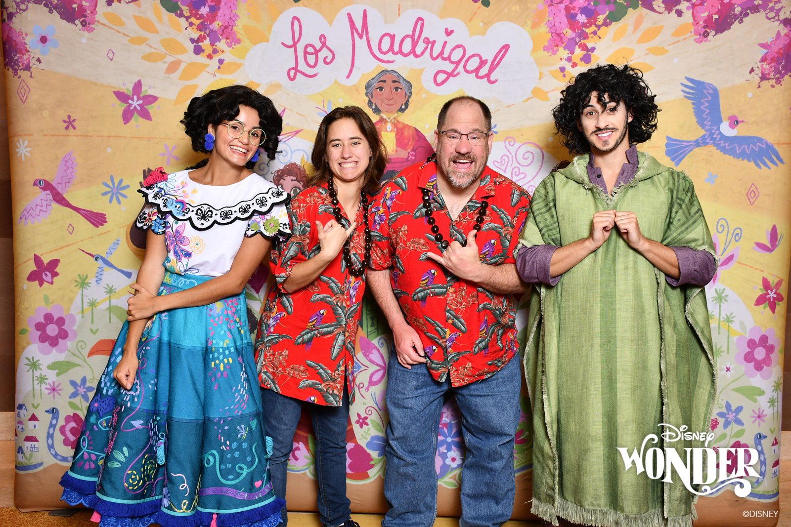 Our portrait with the Encanto family