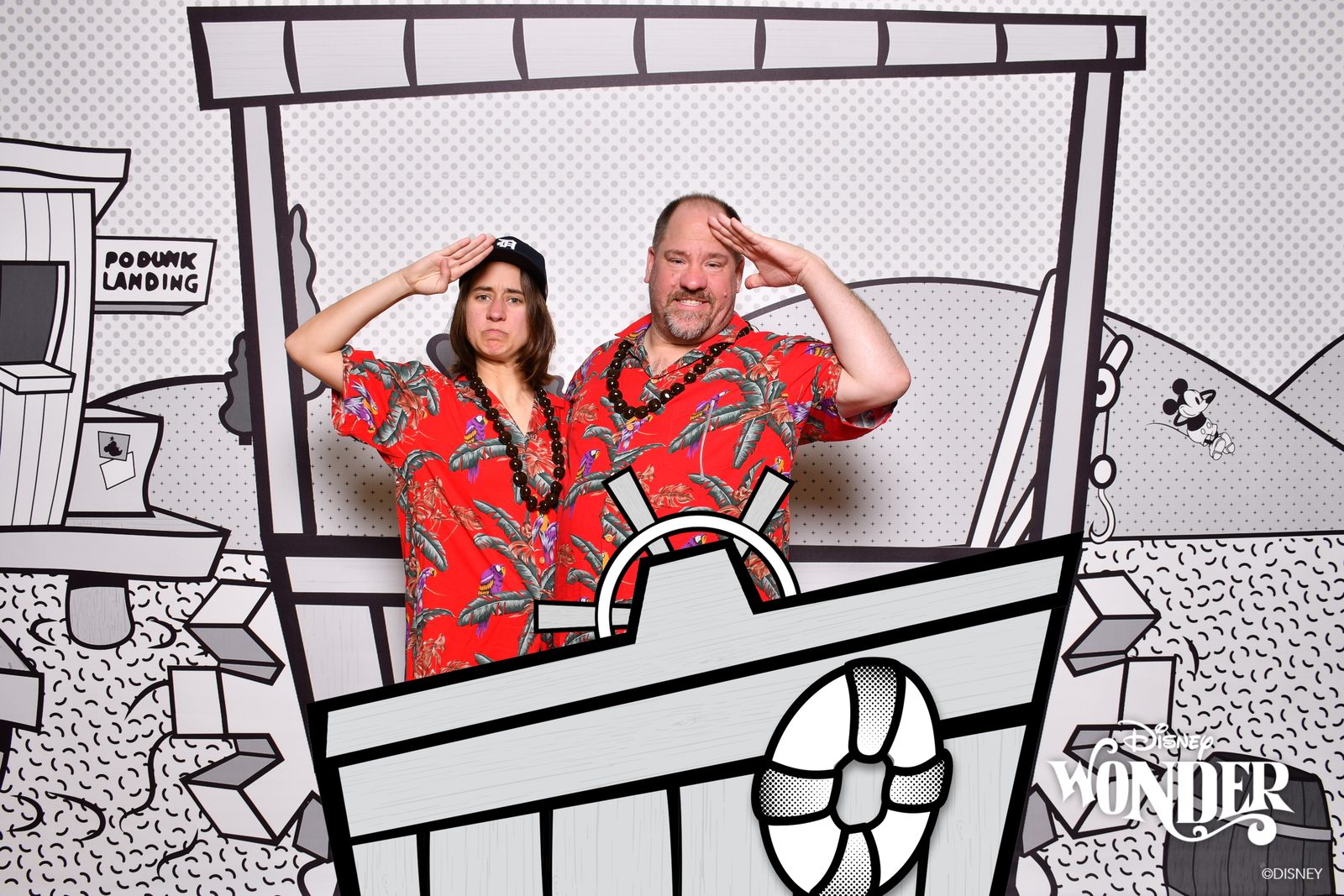 Goofing around in a ship photo cutout
