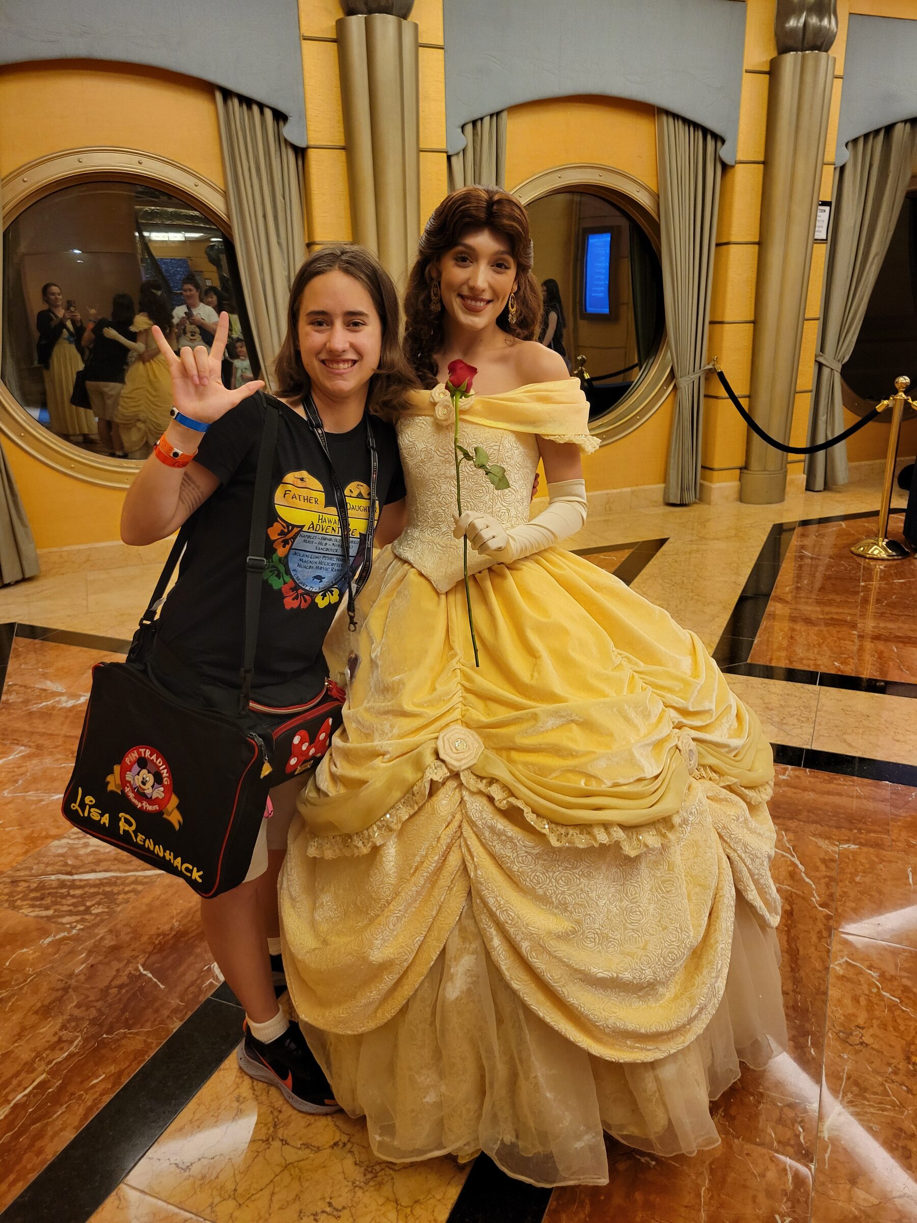Photo: Aboard the Disney Wonder, day 1