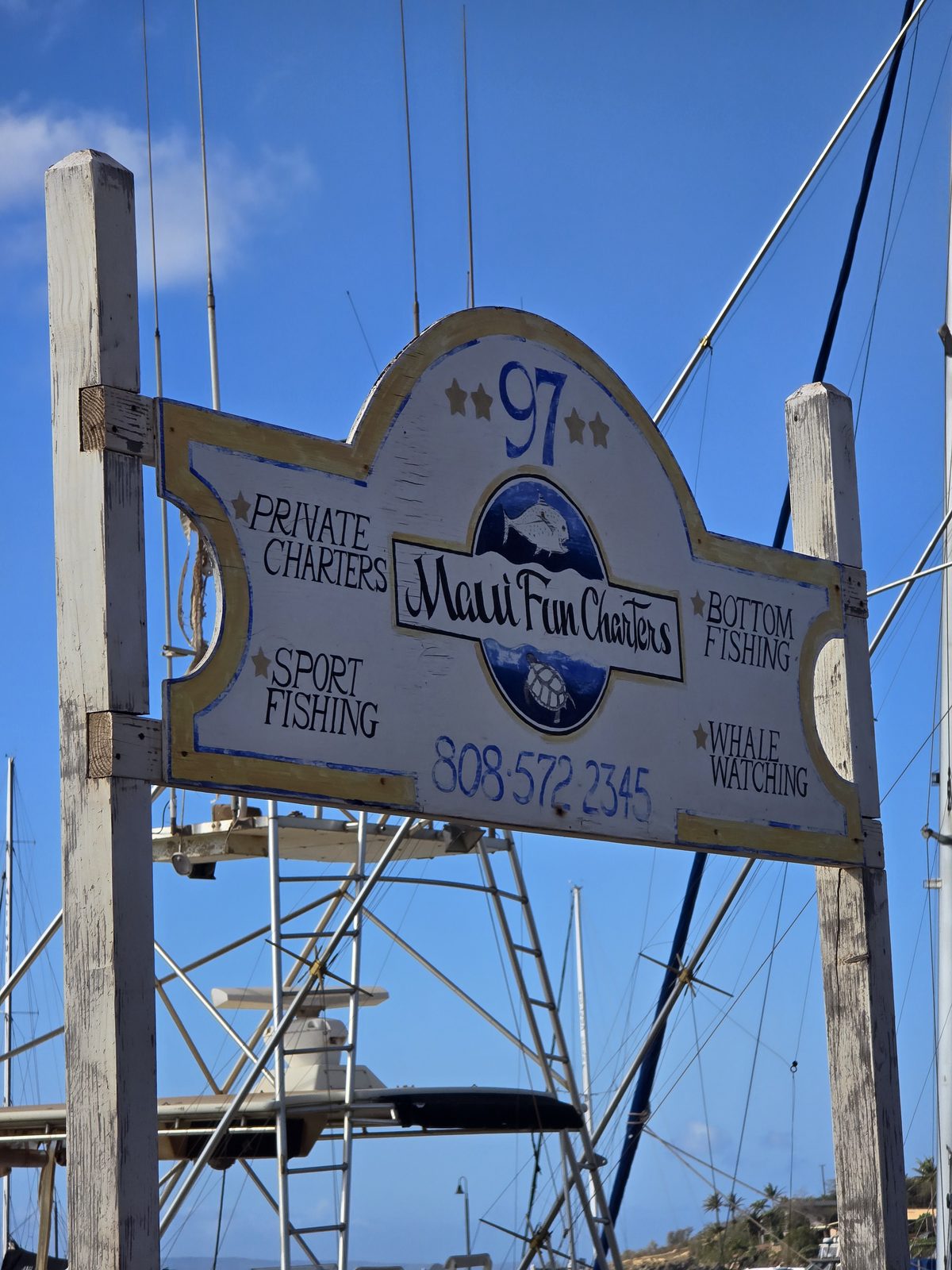 Maui Fun Charters, our boat for the day