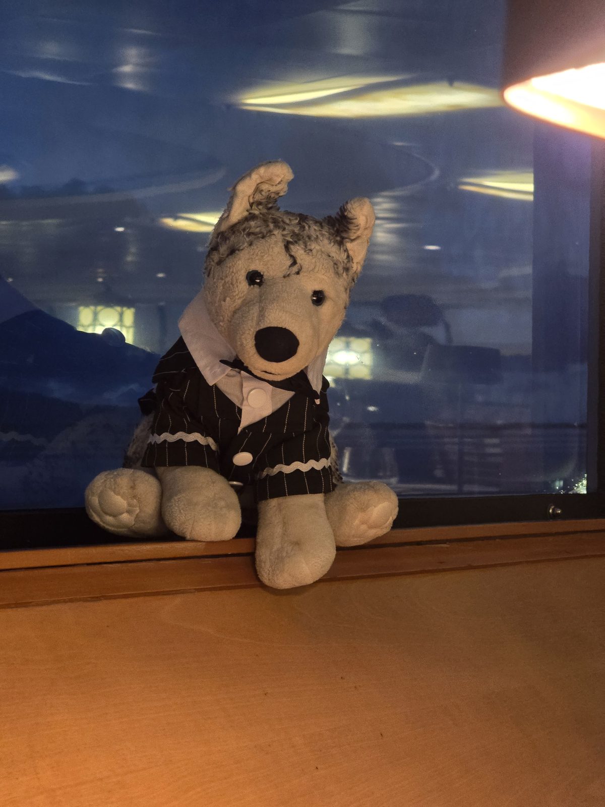 Bob in his own tuxedo at Palo