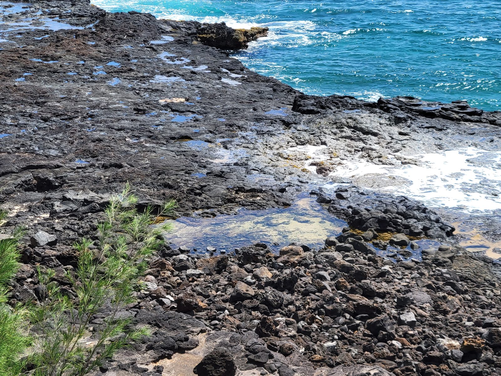The lava coast at Spouting Horn