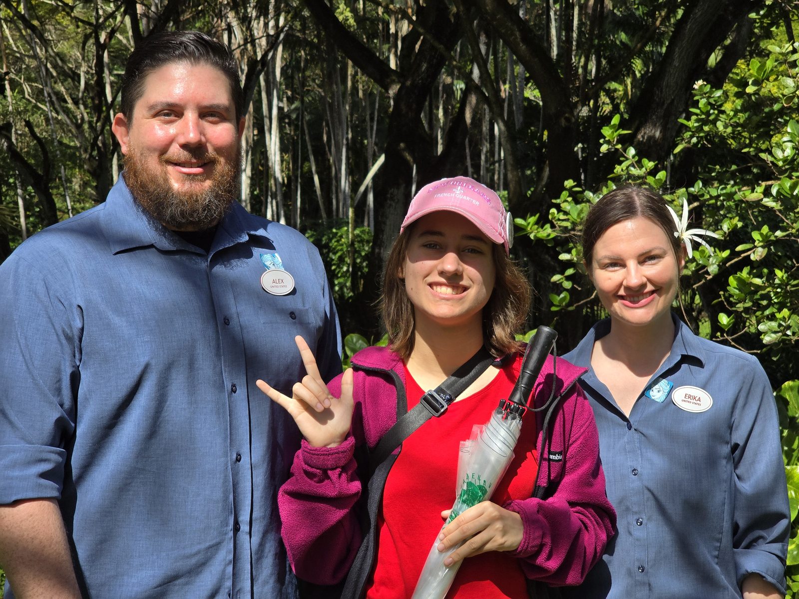 With the ASL interpreters Alex and Erika