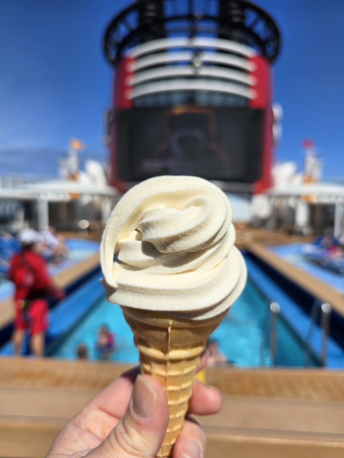 Soft serve by the pool again