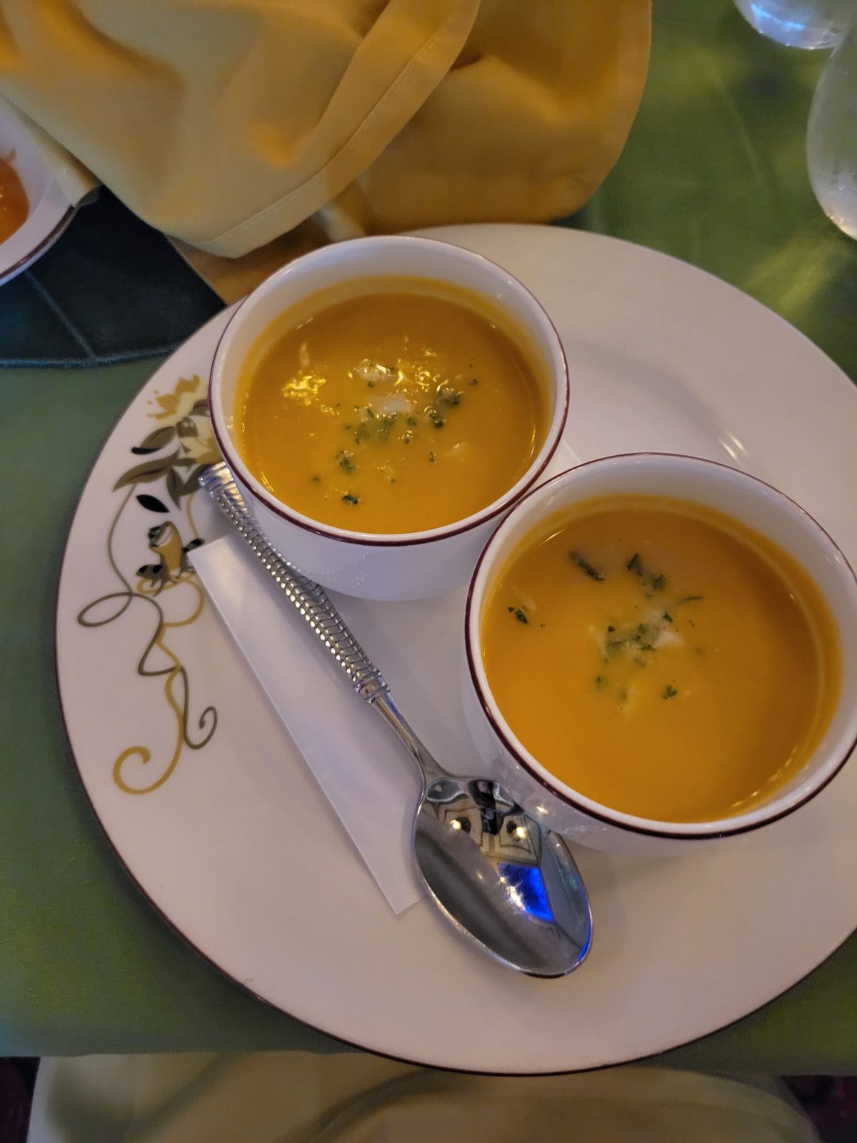 Soup to start dinner