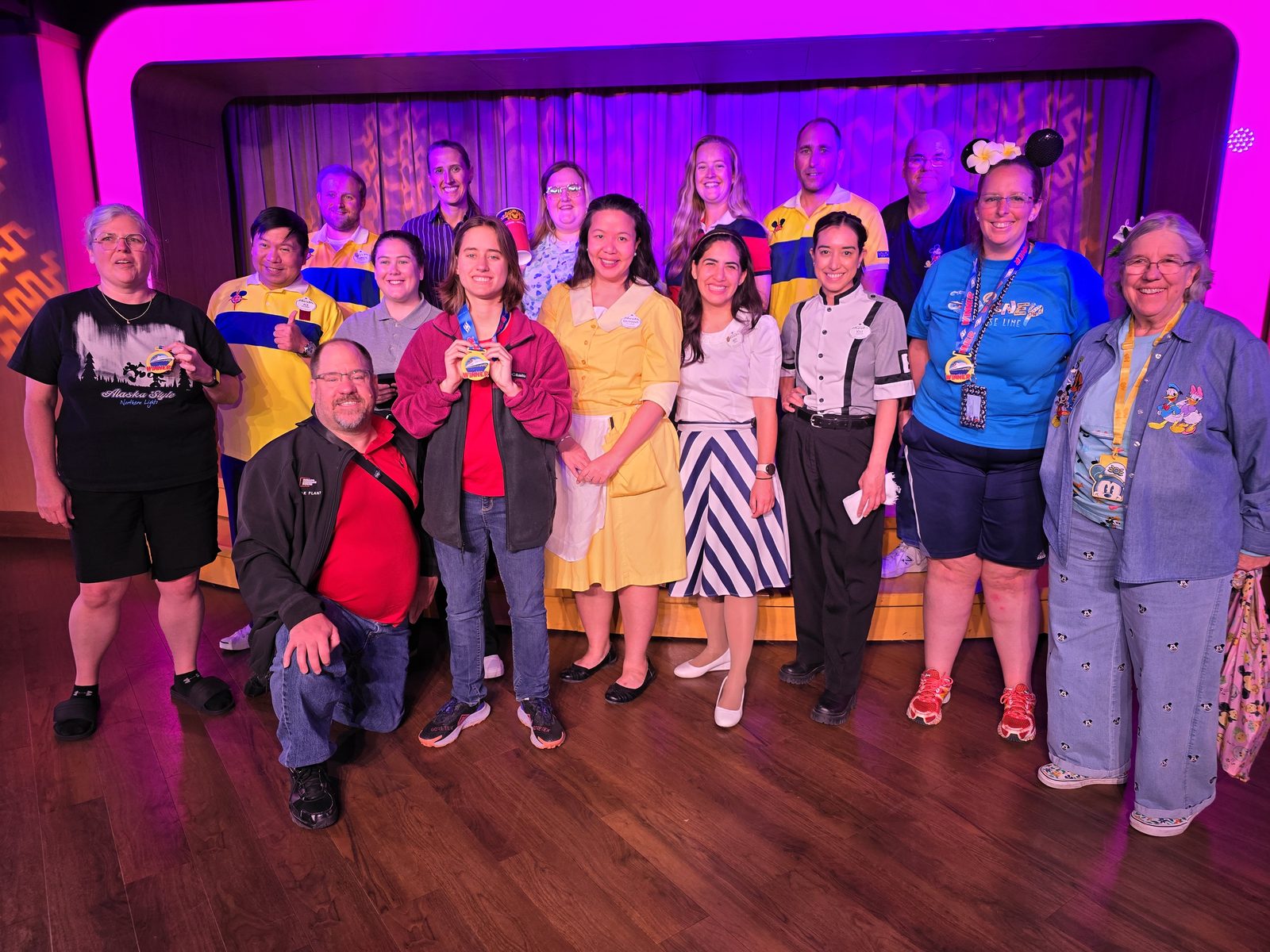 On stage after Officer Hide and Seek