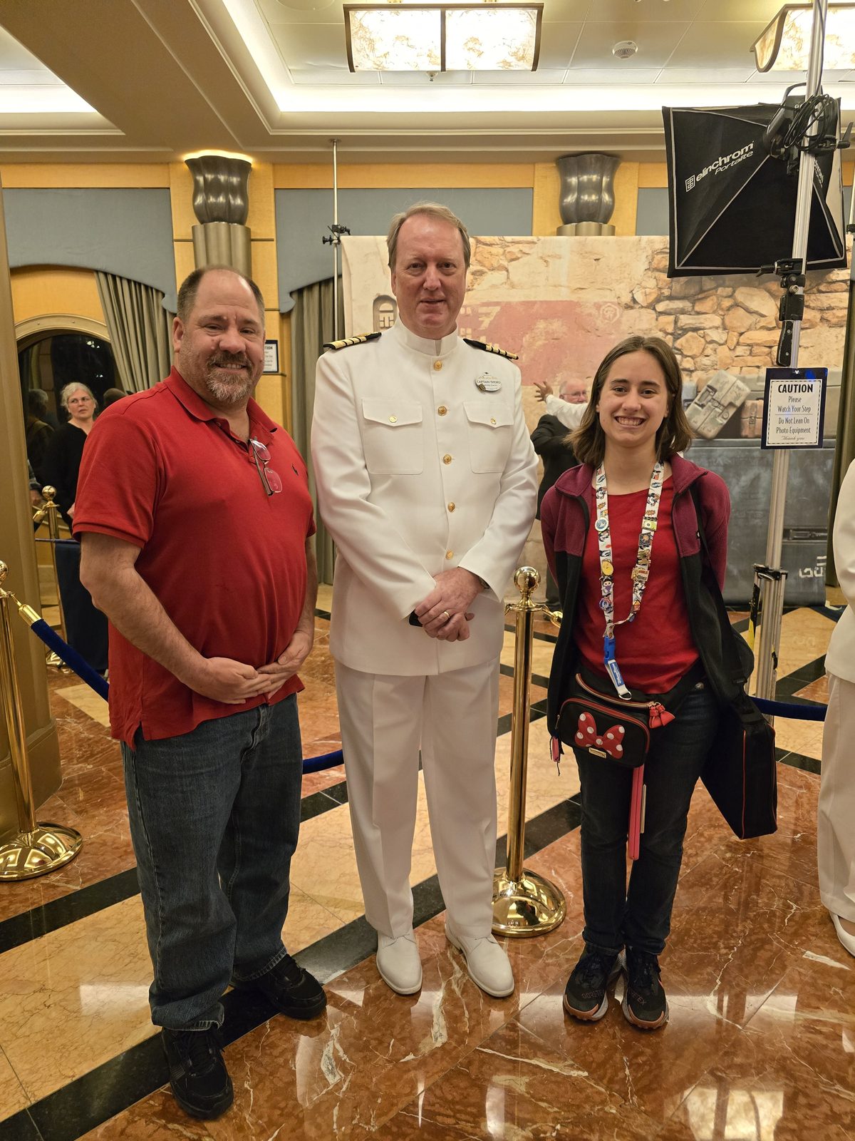 A photo with the captain