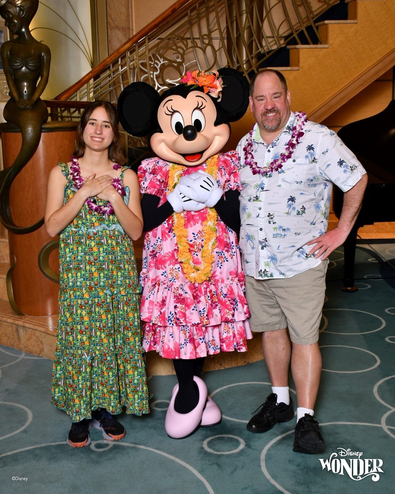 Lisa and Michael with Hawaiian Minnie