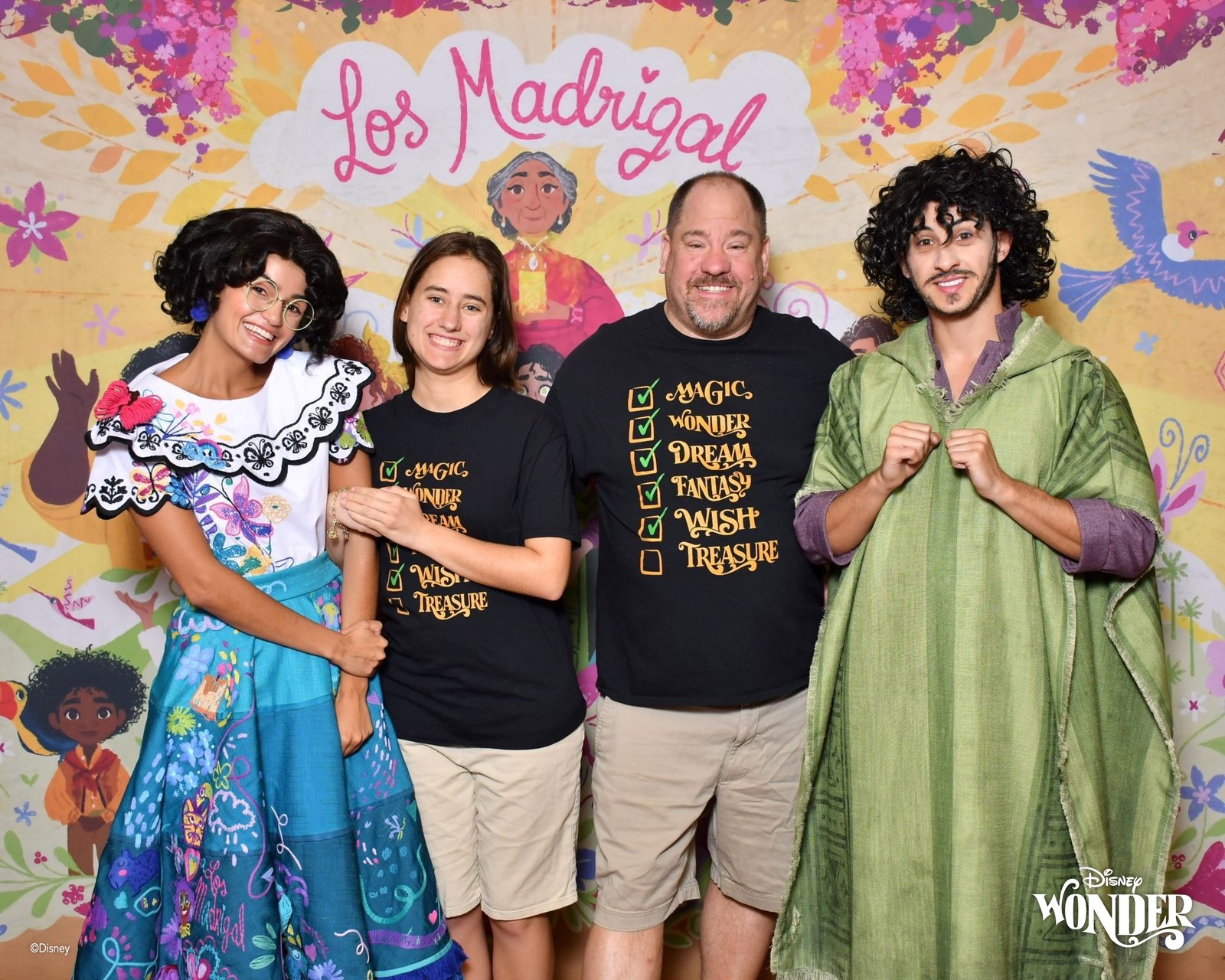 With the Encanto Madrigal family