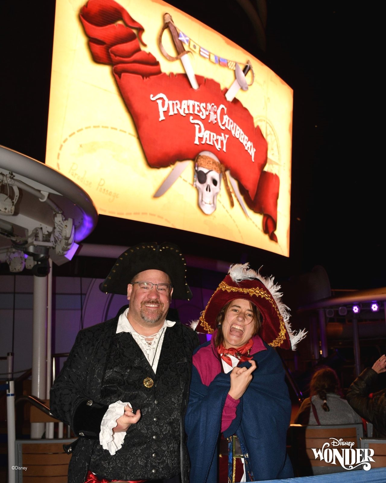 At the Pirates in the Caribbean party