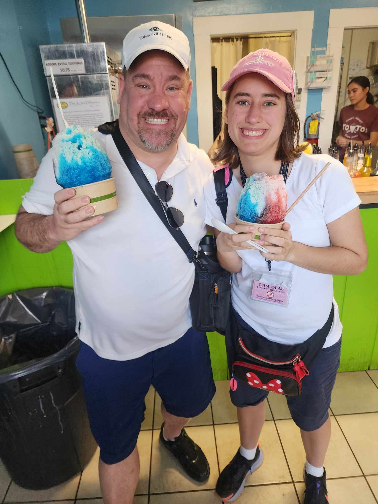 Shave ice at JoJo's